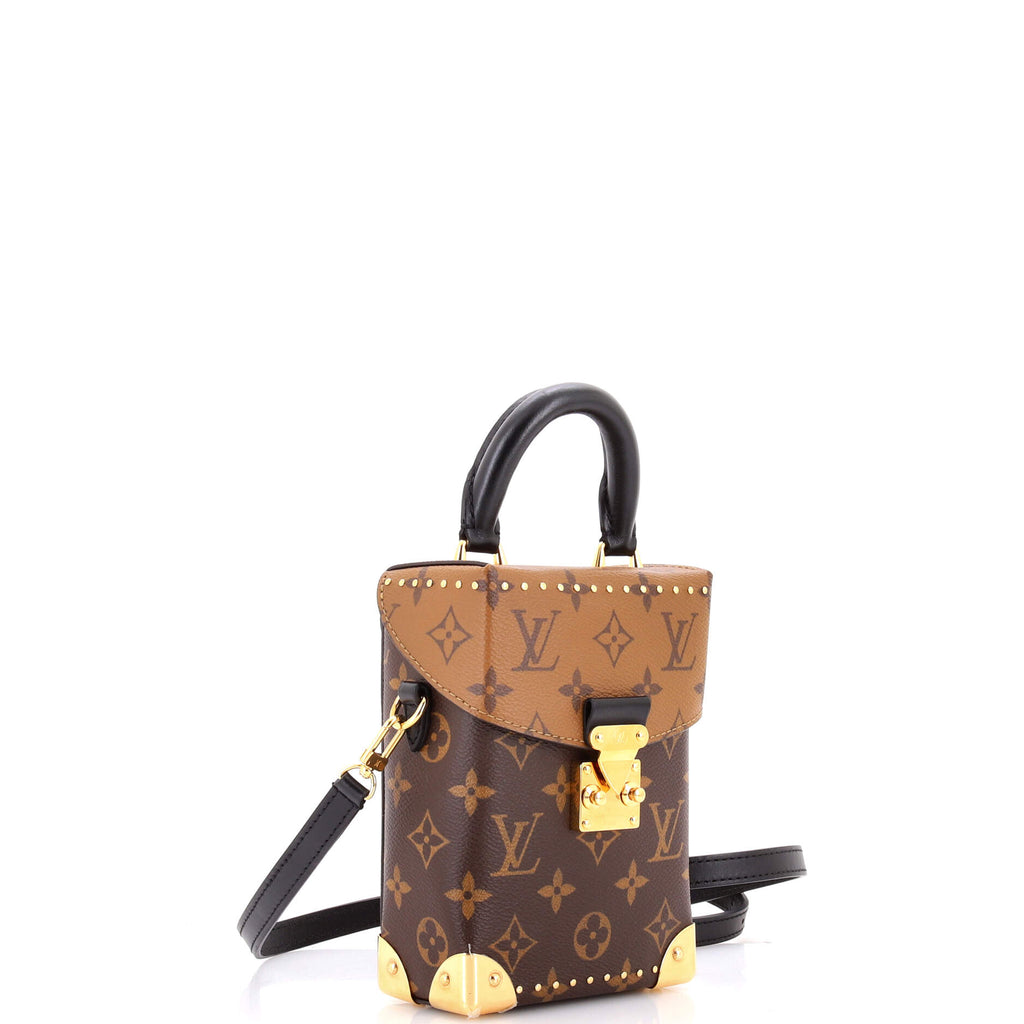 Camera Box NM Handbag Studded Reverse Monogram Canvas