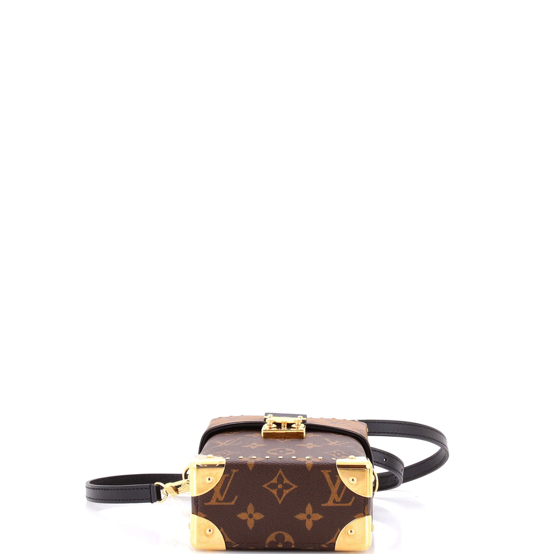 Camera Box NM Handbag Studded Reverse Monogram Canvas
