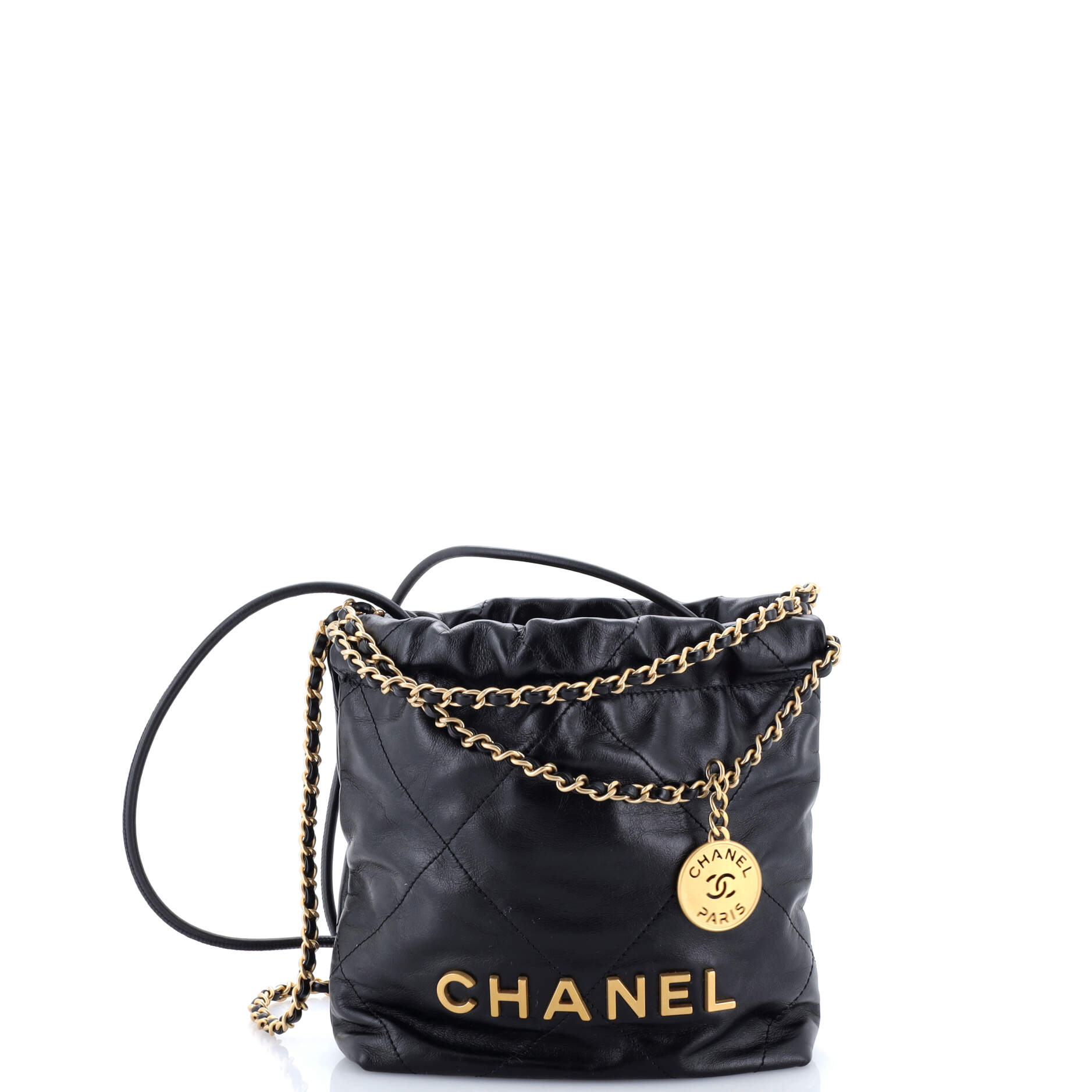 22 Chain Hobo Quilted Calfskin Mini