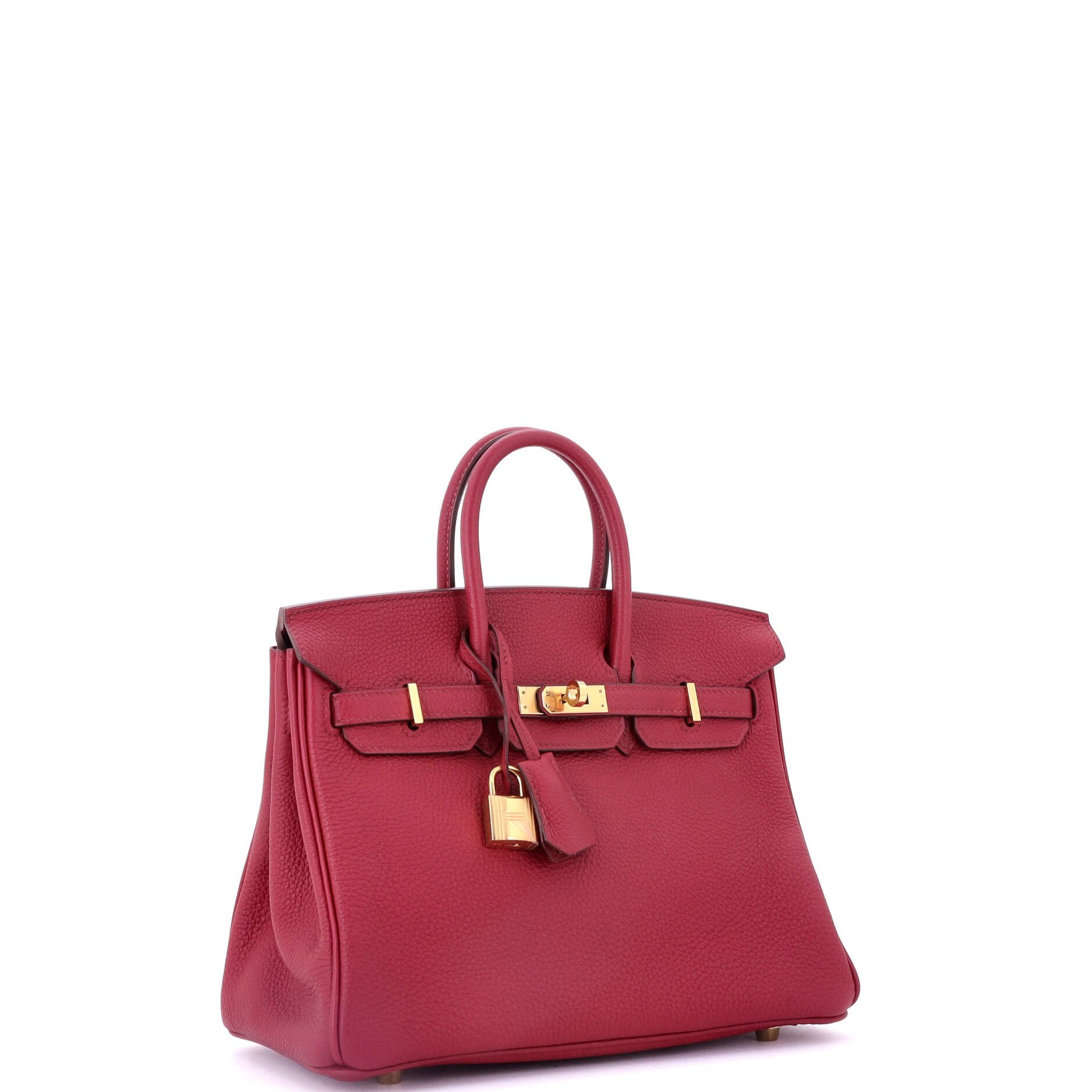 Birkin Handbag Rubis Togo with Gold Hardware 25
