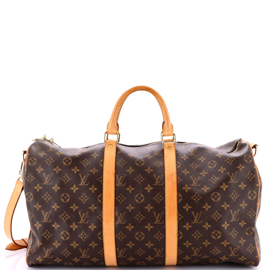 Keepall Bandouliere Bag Monogram Canvas 50
