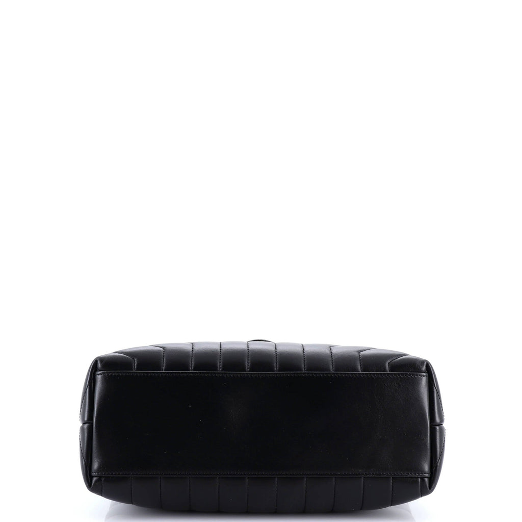 Loulou Shoulder Bag Matelasse Chevron Leather Medium