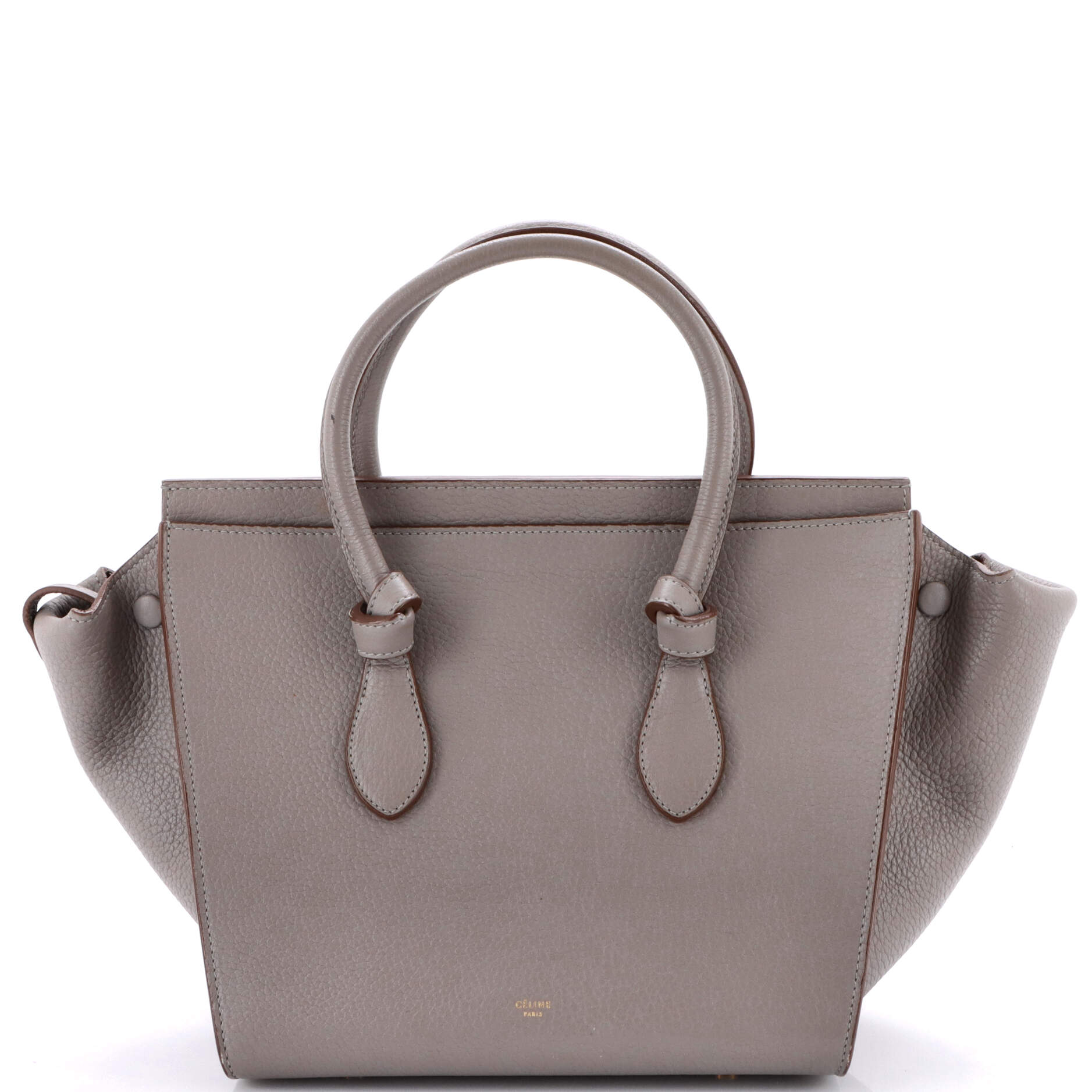 Tie Knot Tote Grainy Leather Mini