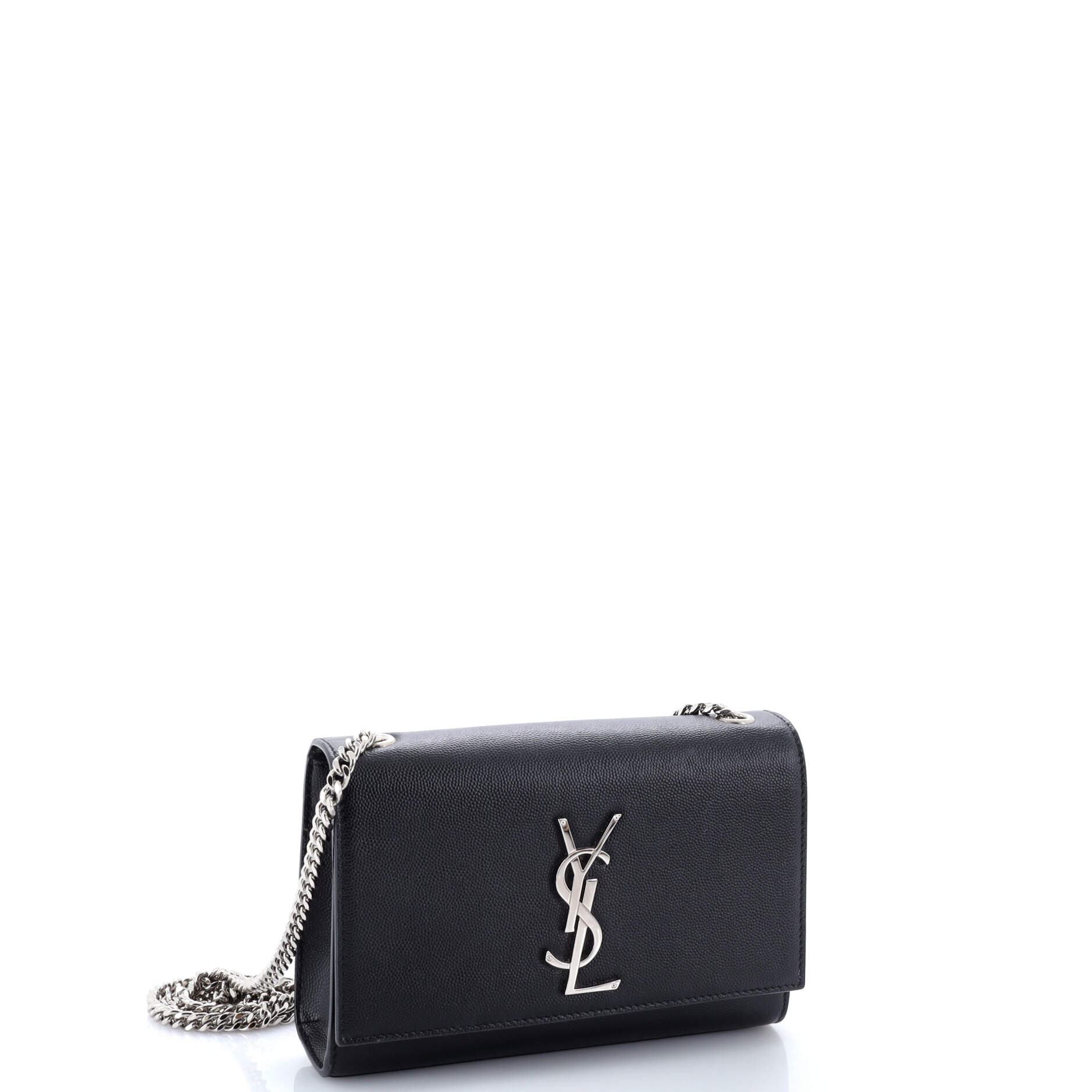 Classic Monogram Crossbody Bag Grainy Leather Small