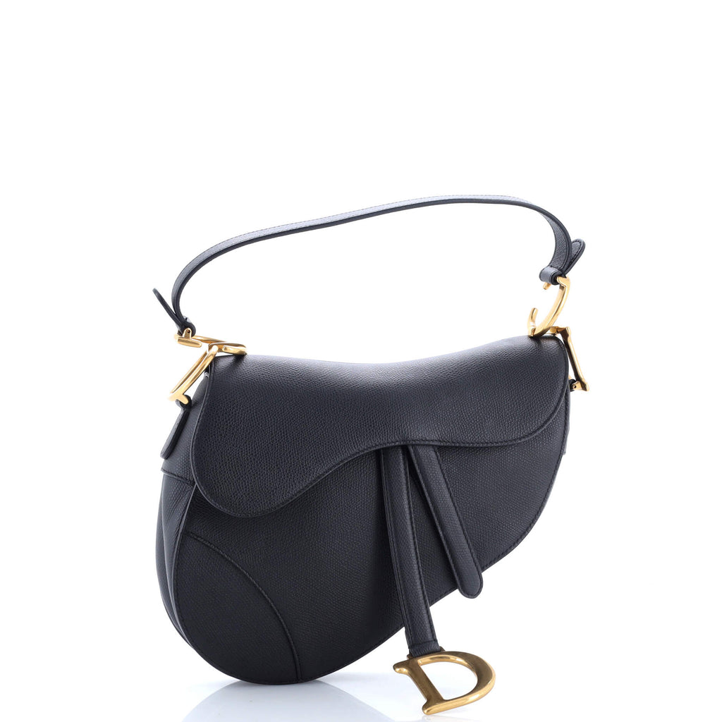 Saddle Handbag Leather Medium