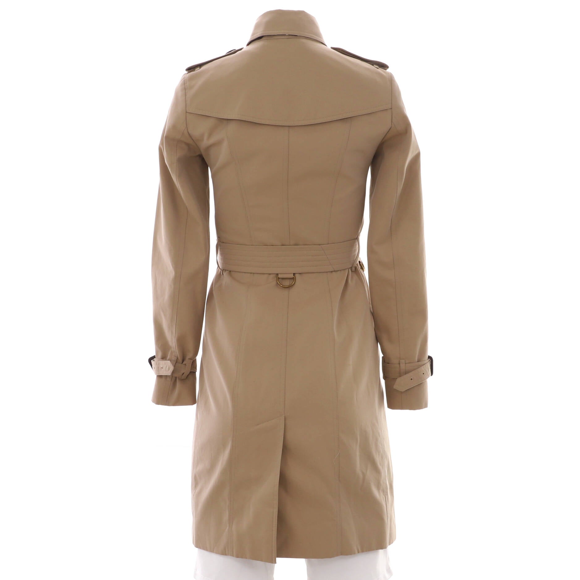 Women's Sandringham Belted Mid-Length Trench Coat Cotton