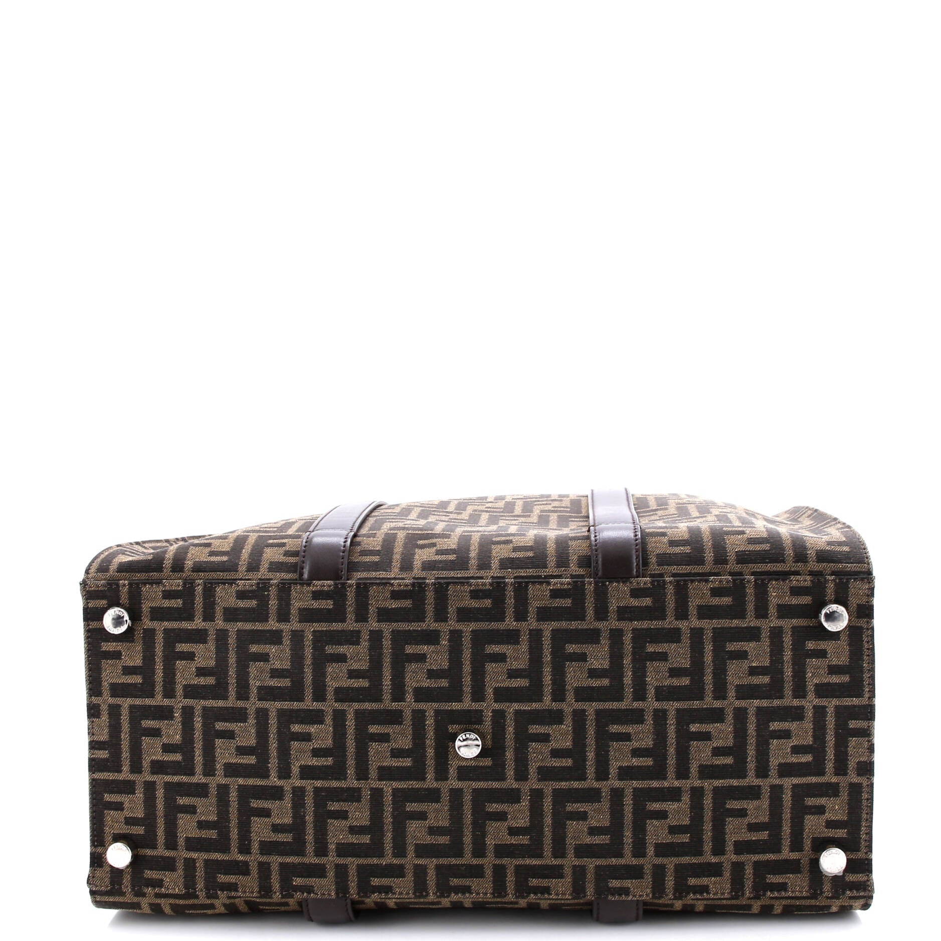 Convertible Open Tote Zucca Jacquard Fabric and Leather Large
