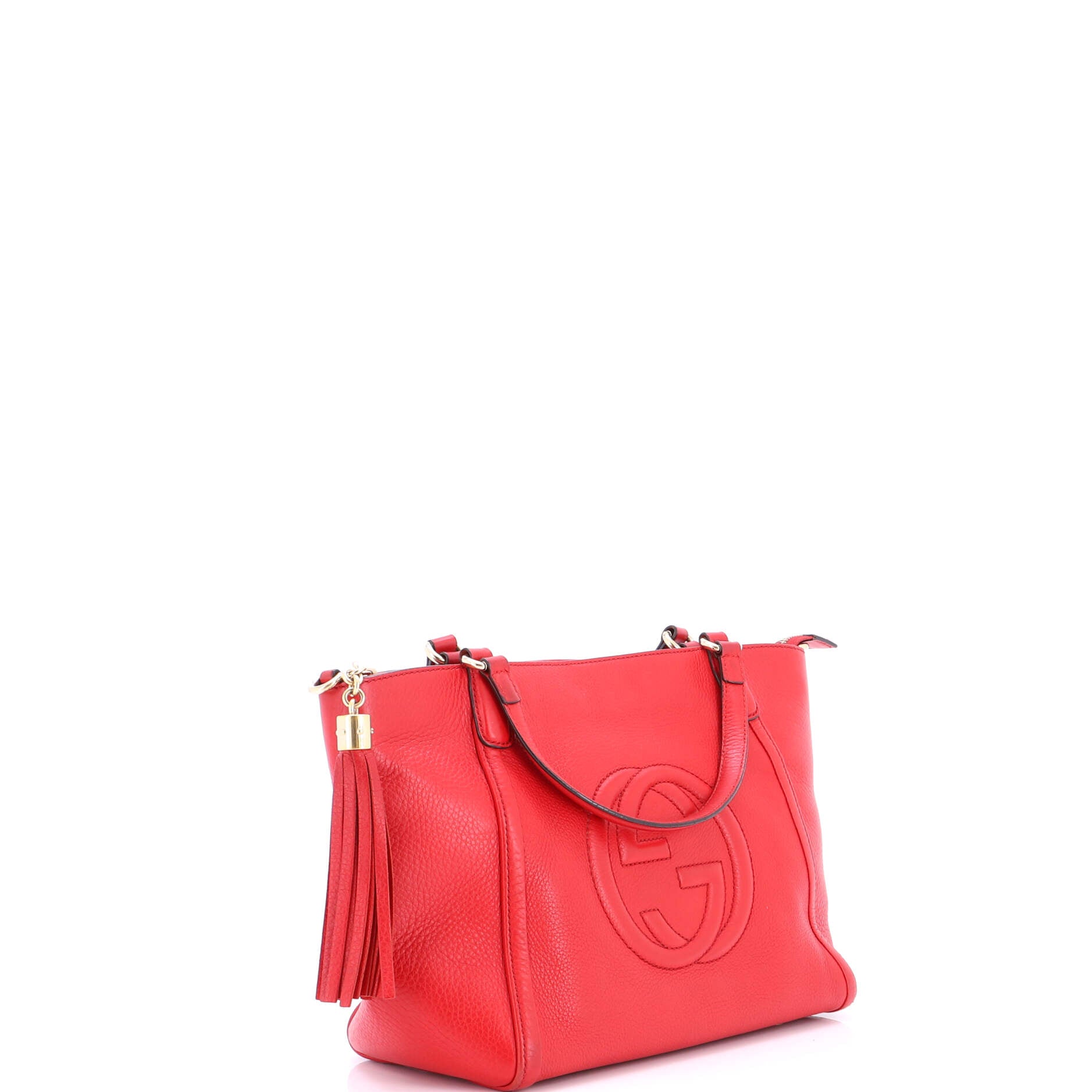 Soho Convertible Top Handle Bag Leather Small