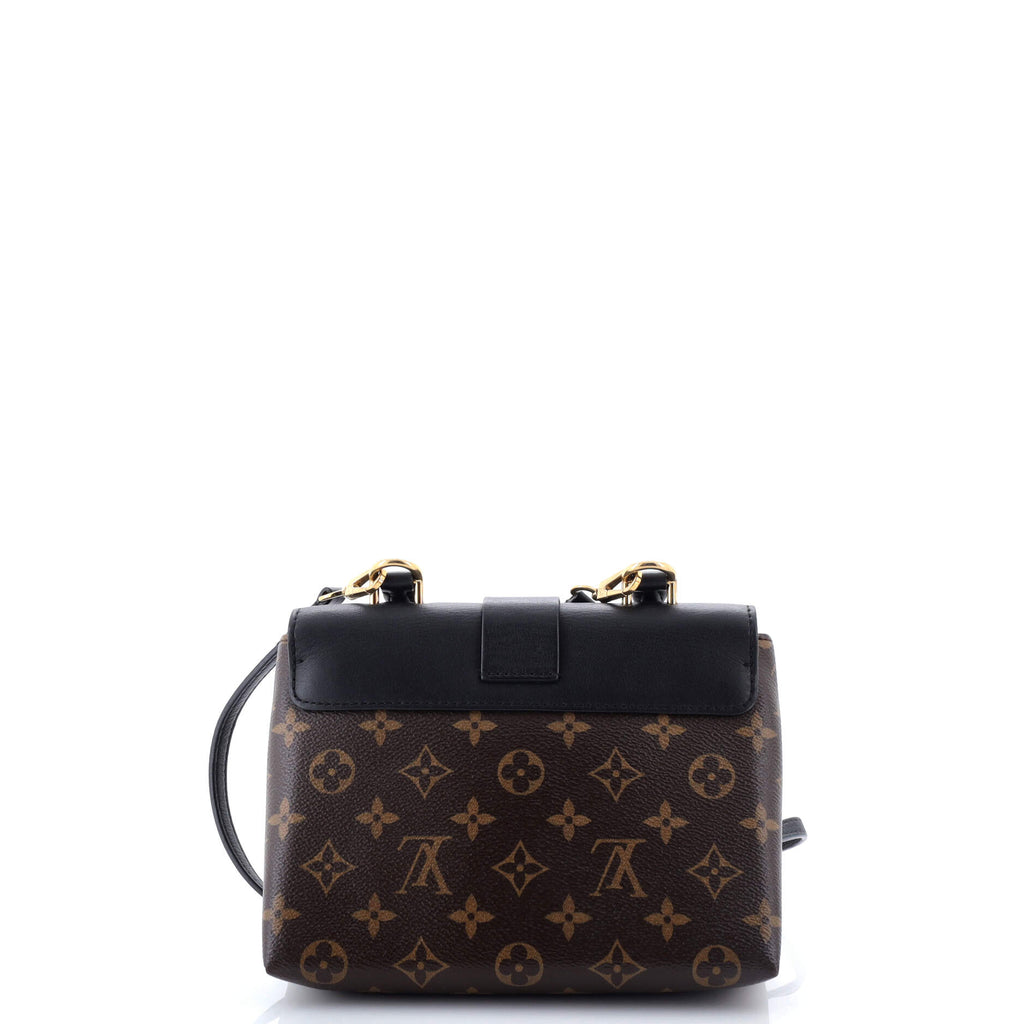 Locky Handbag Monogram Canvas with Leather BB