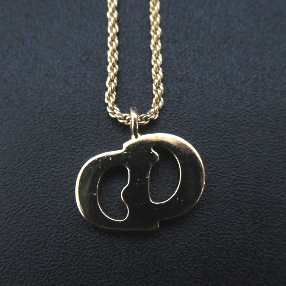 Christian Dior Logo Pendant Necklace