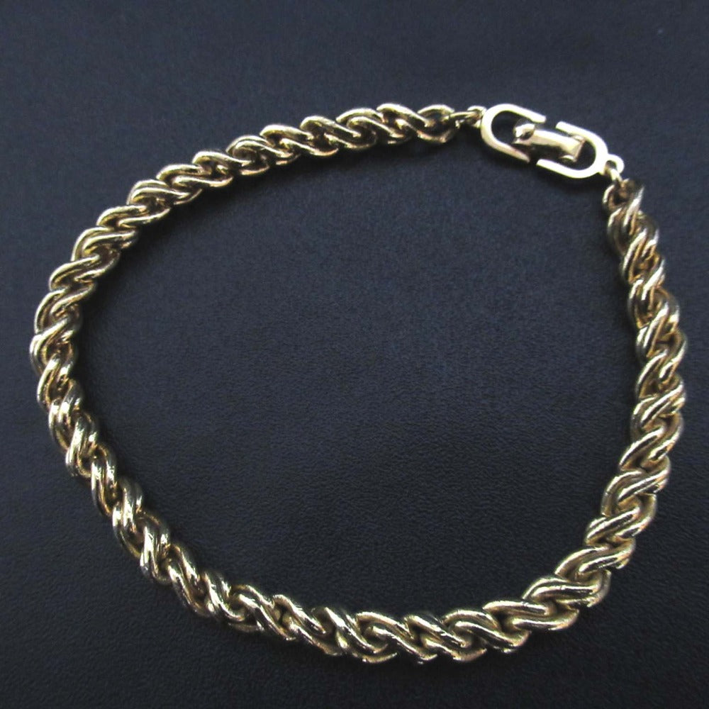 Christian Dior Spiral Chain Bracelet