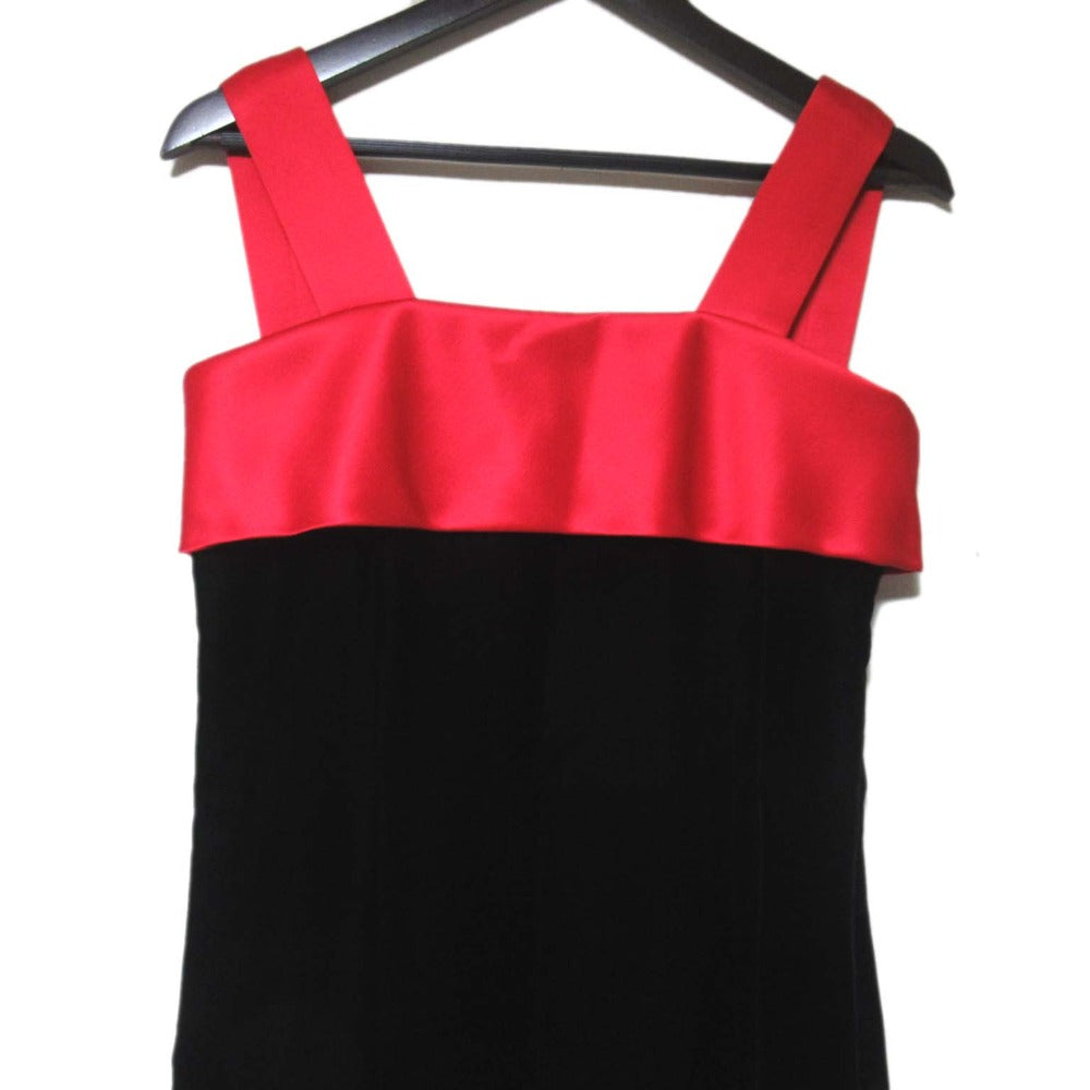 Christian Dior Velour Satin Dress