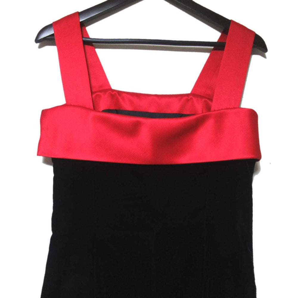 Christian Dior Velour Satin Dress
