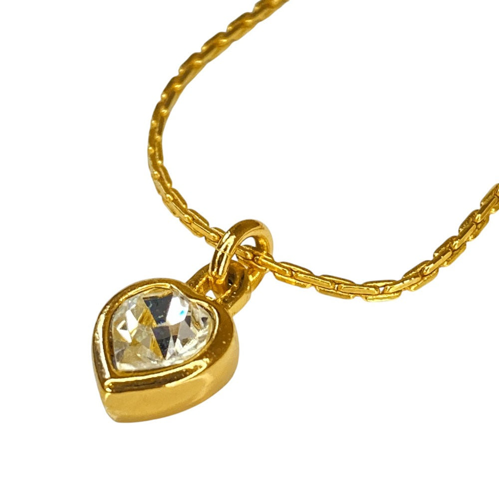 Christian Dior Heart Stone Necklace