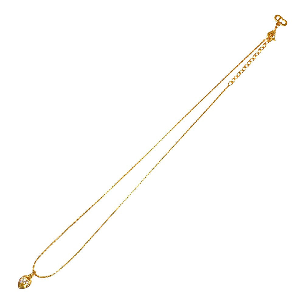 Christian Dior Heart Stone Necklace