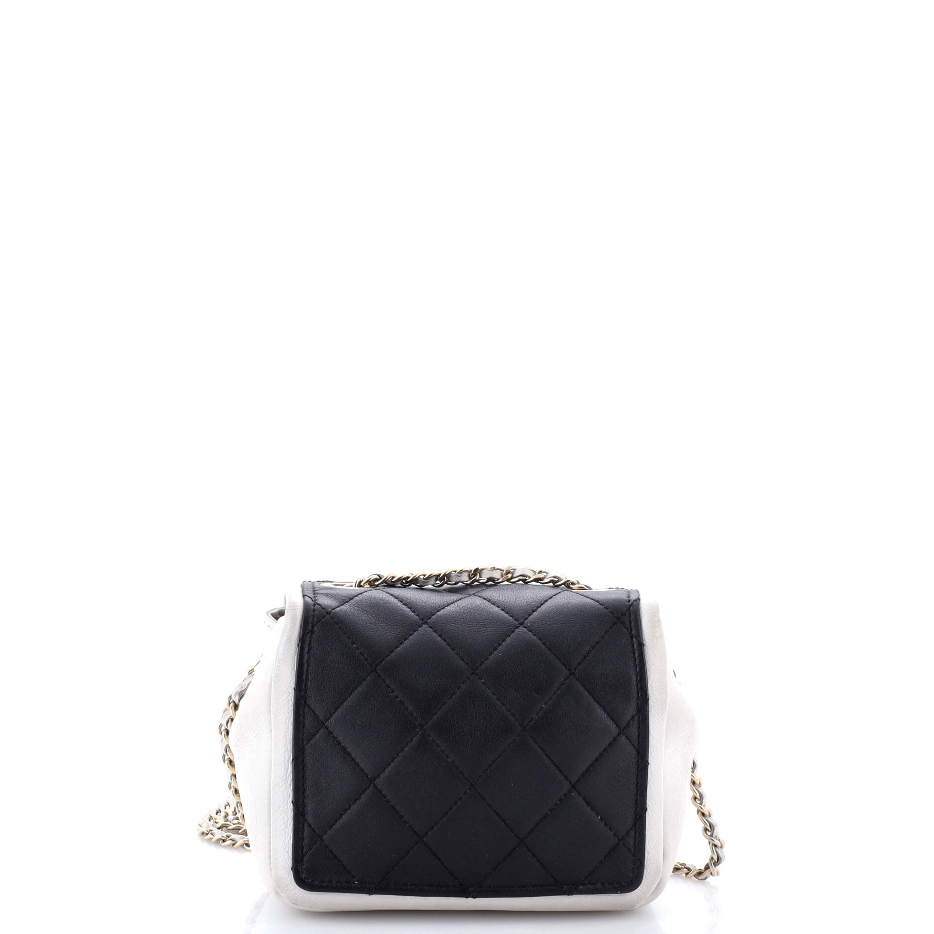 Graphic Flap Bag Quilted Calfskin Mini