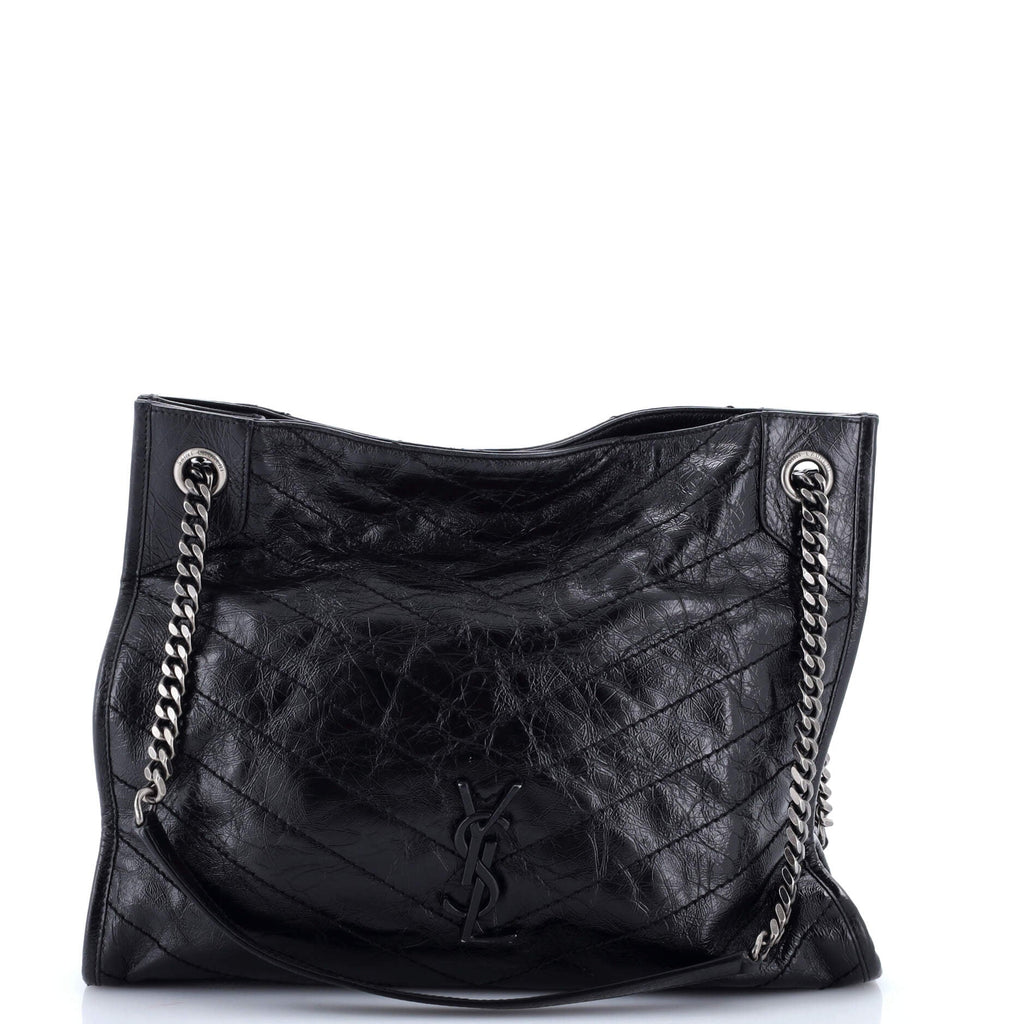 Niki Shopping Tote Matelasse Chevron Leather Medium
