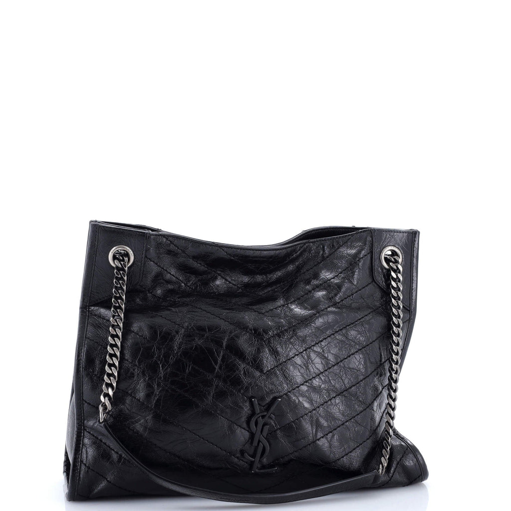Niki Shopping Tote Matelasse Chevron Leather Medium