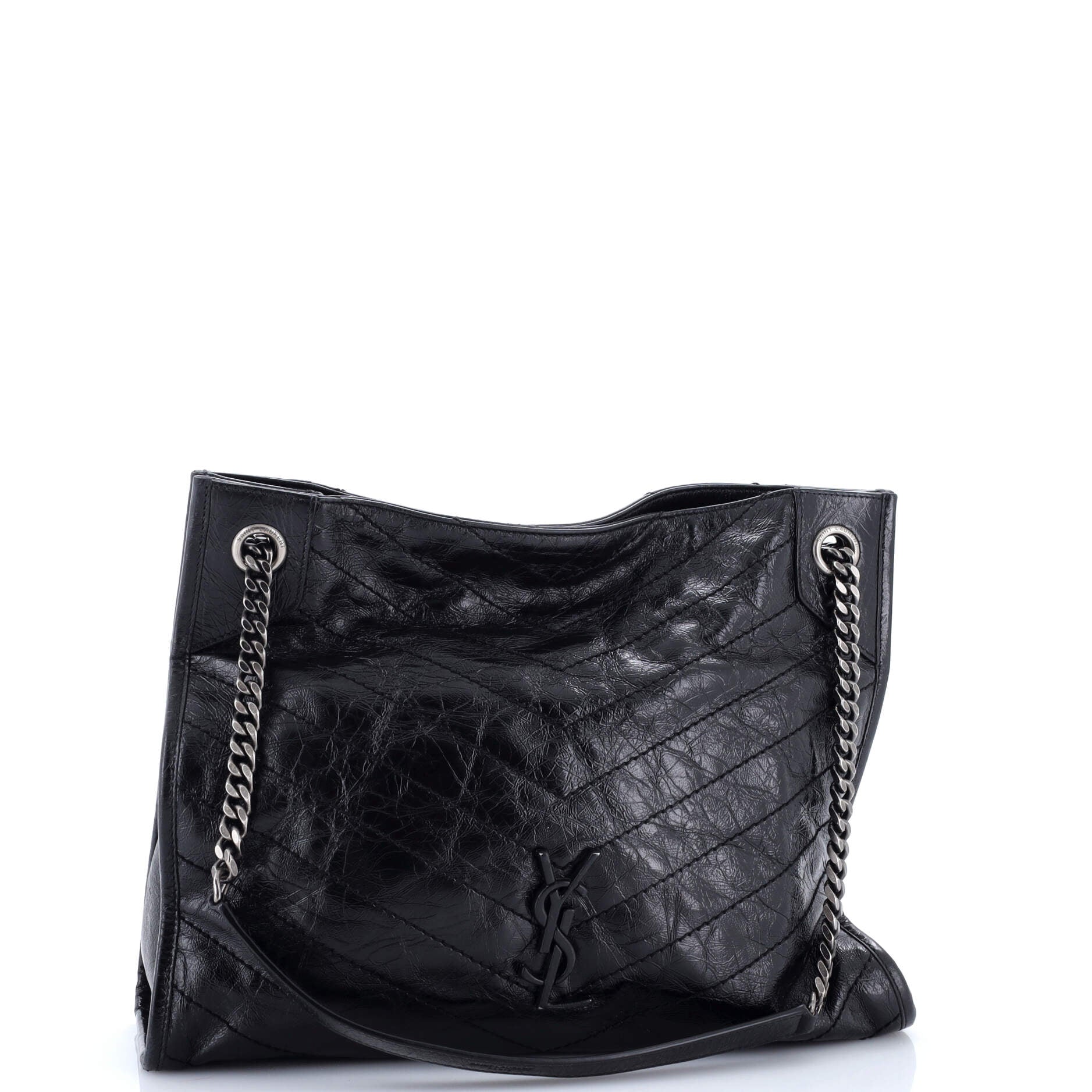 Niki Shopping Tote Matelasse Chevron Leather Medium