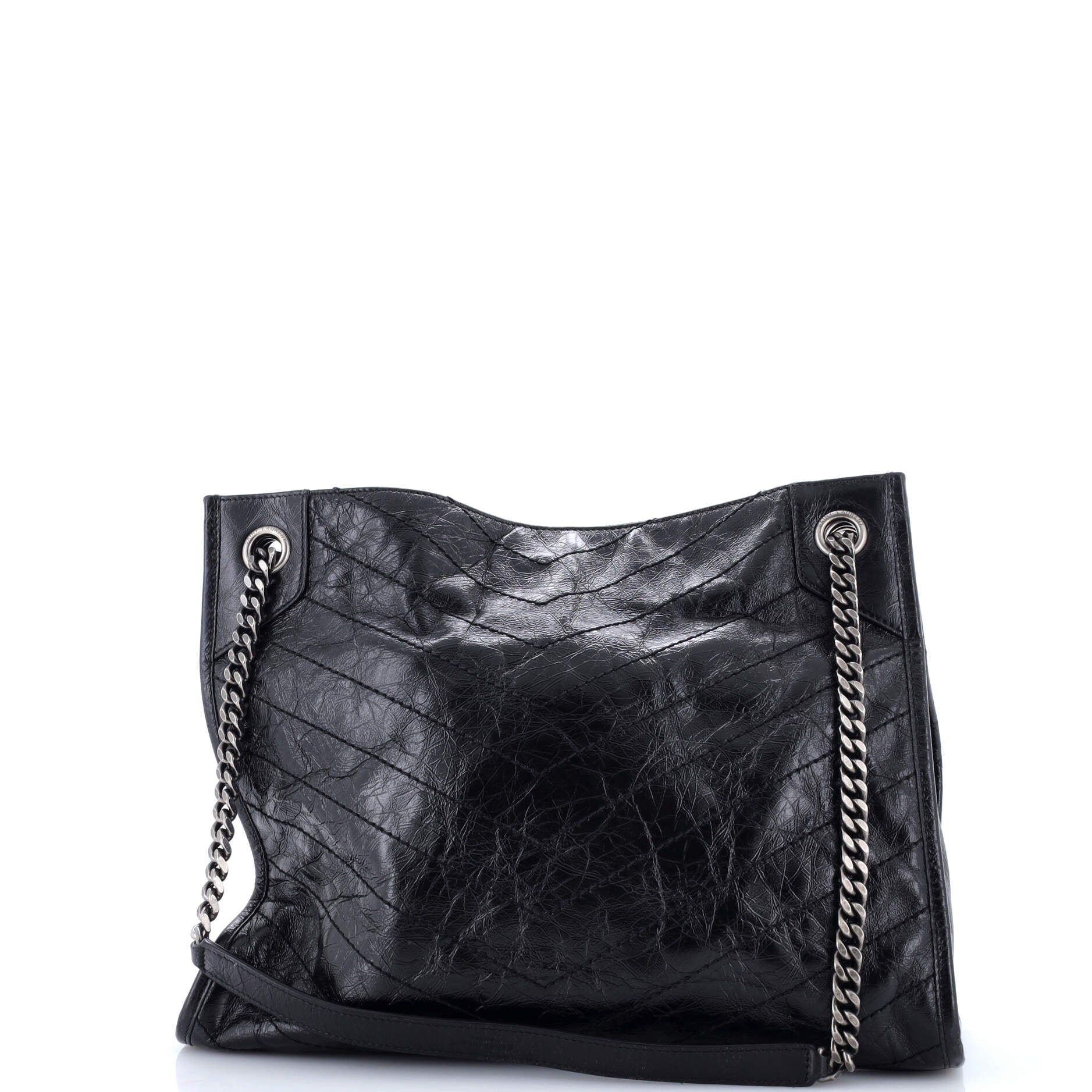 Niki Shopping Tote Matelasse Chevron Leather Medium