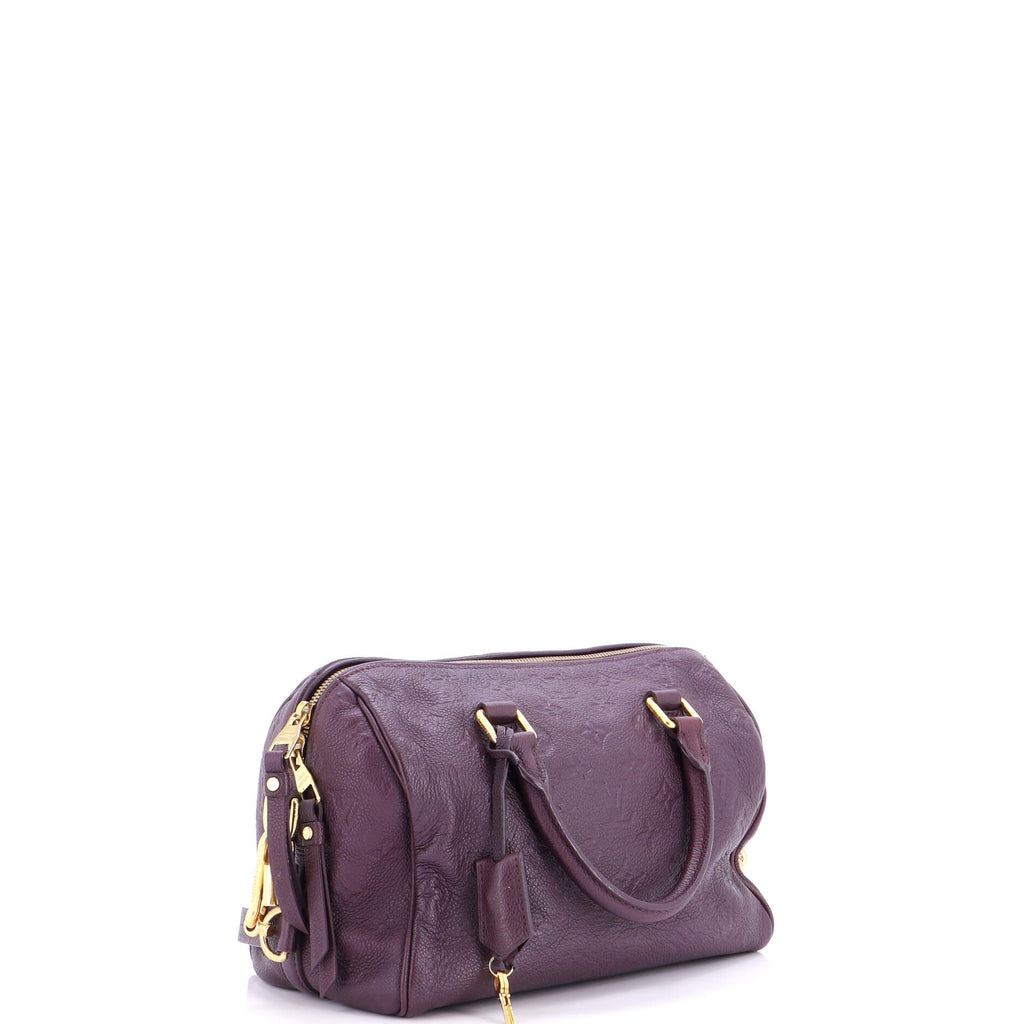 Speedy Bandouliere Bag Monogram Empreinte Leather 25