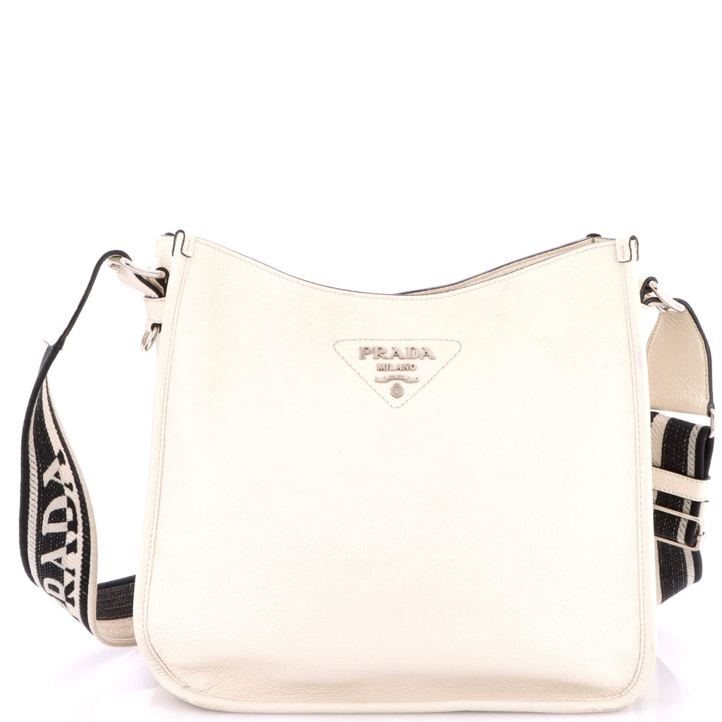 Logo Strap Hobo Leather Medium
