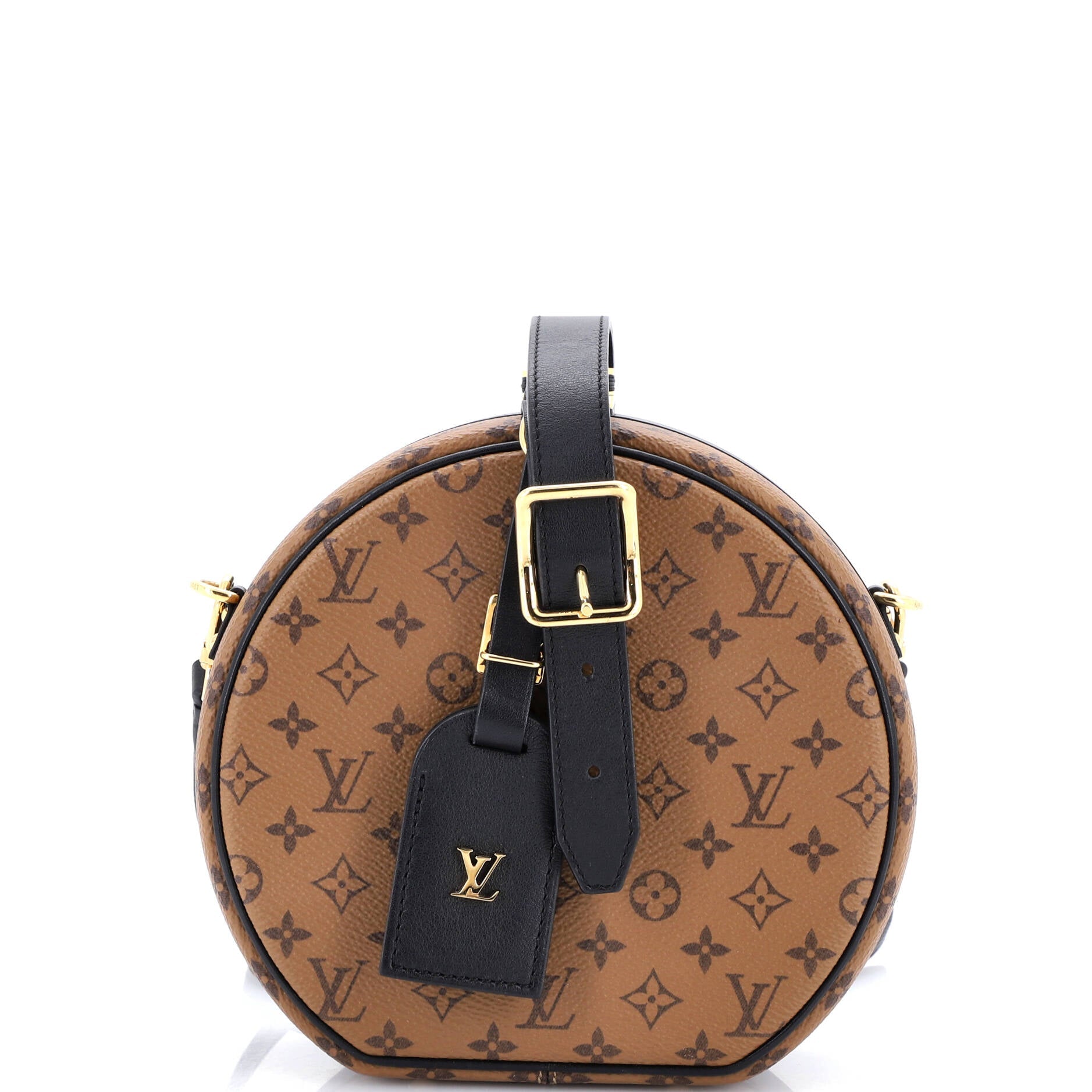 Petite Boite Chapeau Bag Reverse Monogram Canvas