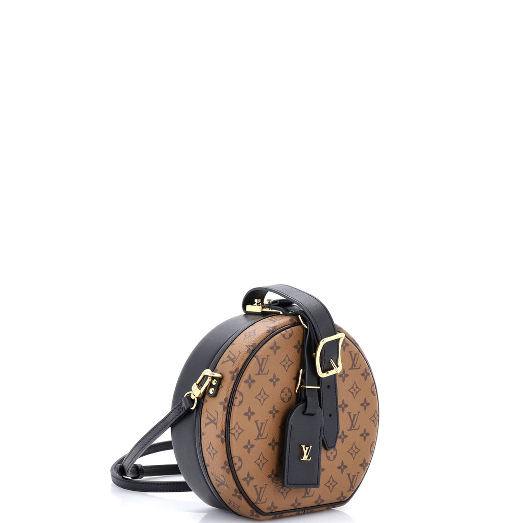 Petite Boite Chapeau Bag Reverse Monogram Canvas