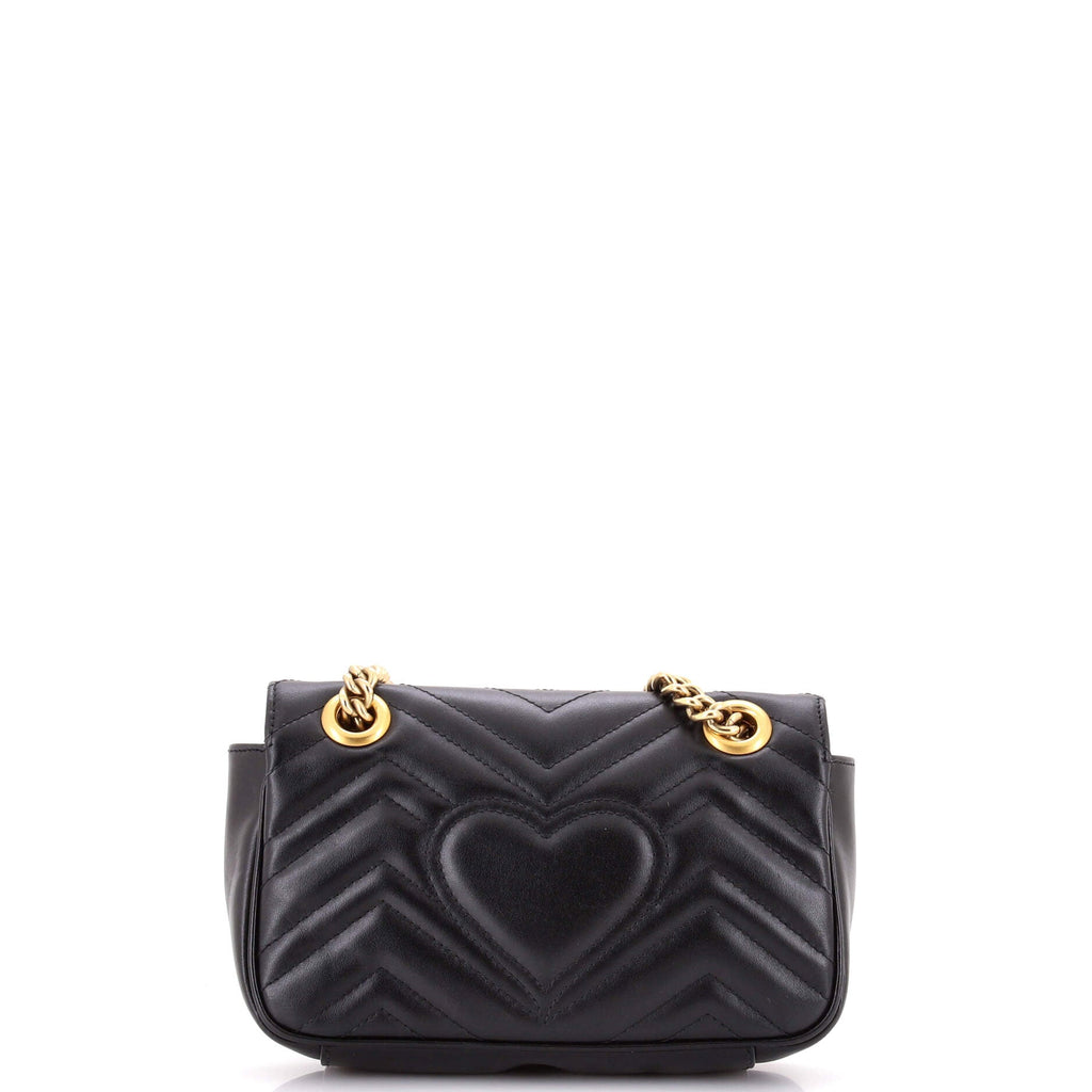 GG Marmont Flap Bag Matelasse Leather Mini