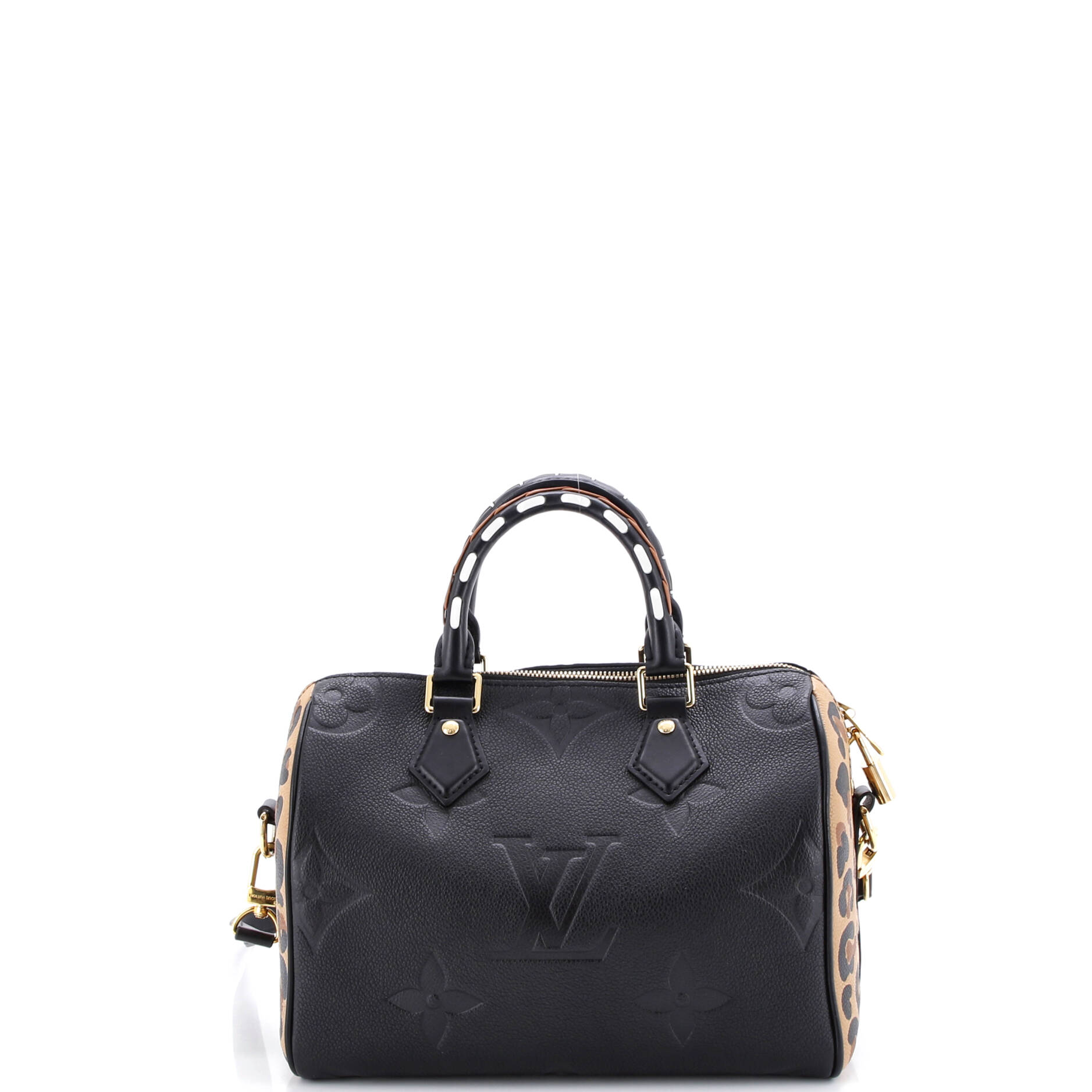 Speedy Bandouliere Bag Wild at Heart Monogram Empreinte Giant 25