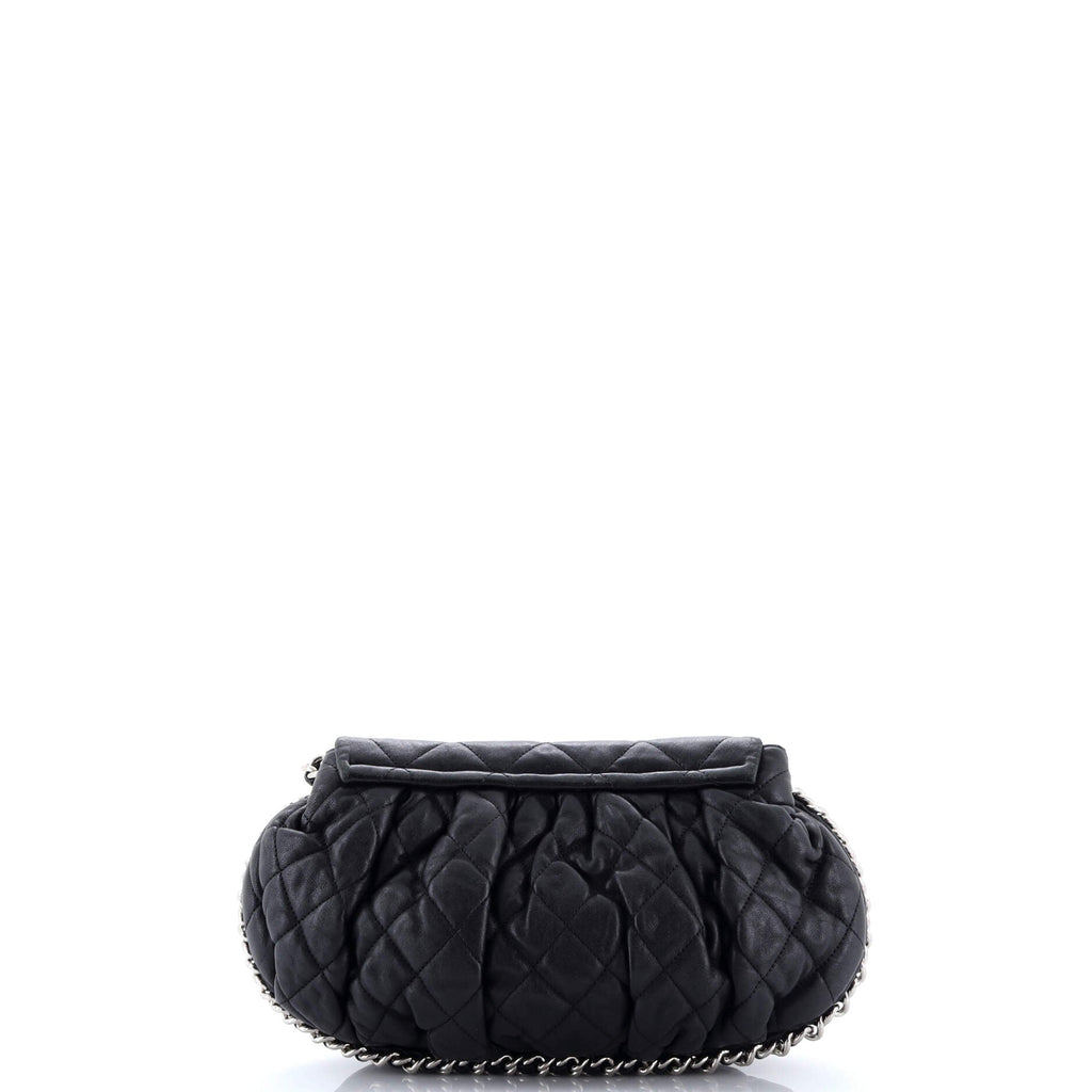 Chain Around Flap Bag Quilted Leather Medium