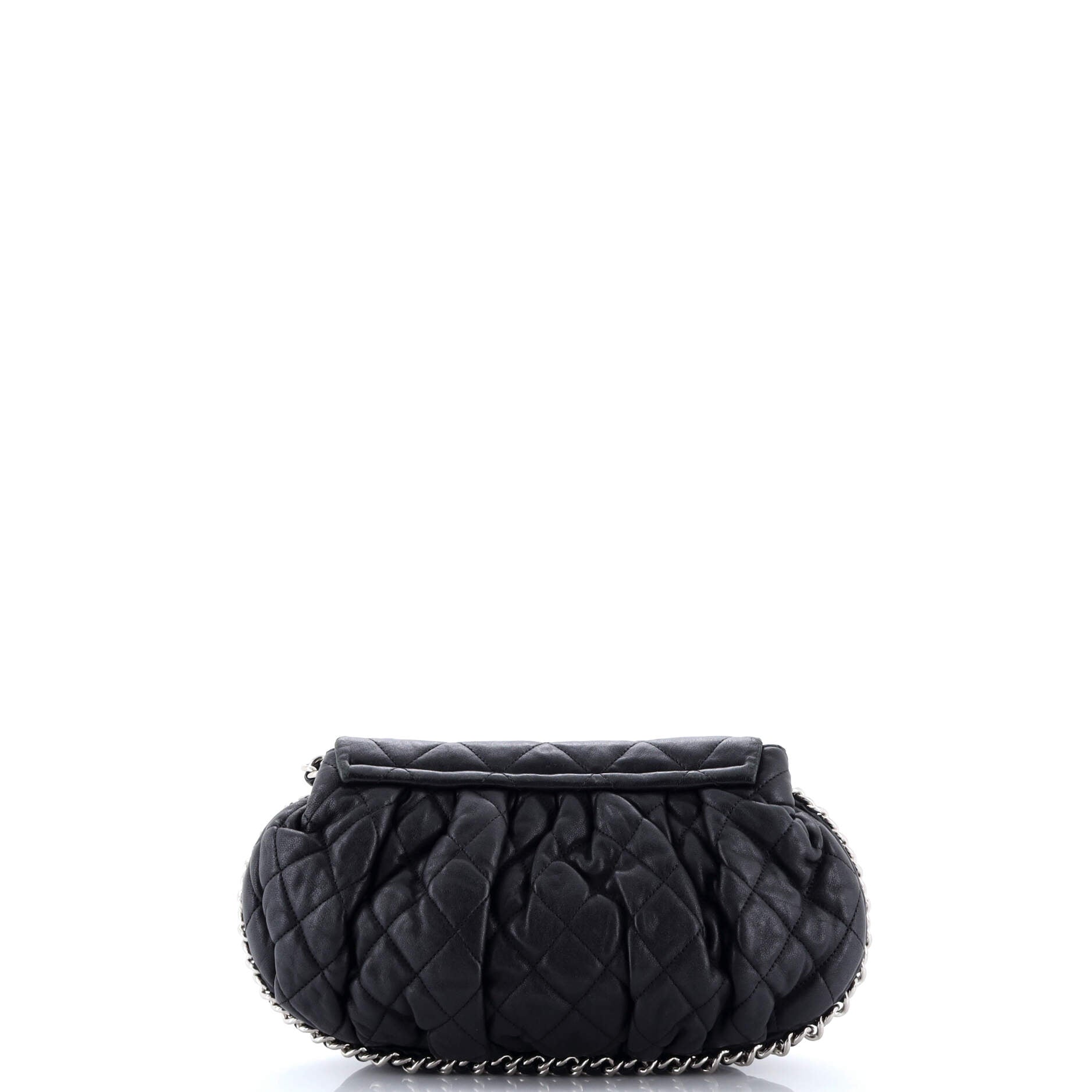 Chain Around Flap Bag Quilted Leather Medium