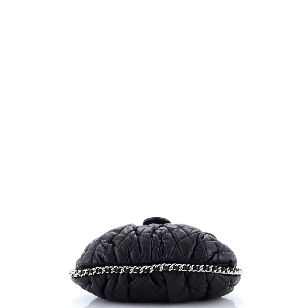 Chain Around Flap Bag Quilted Leather Medium