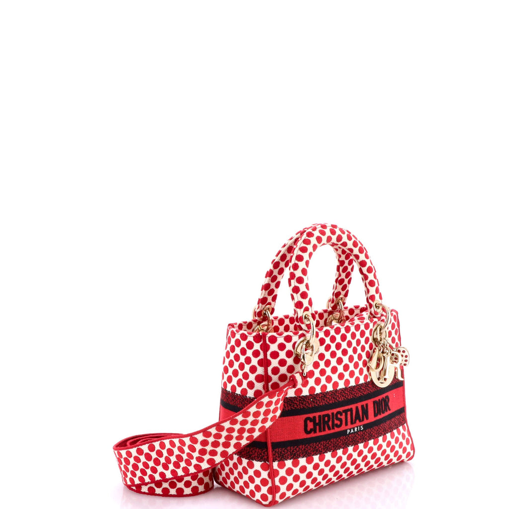 DiorAmour Lady D-Lite Bag Printed Canvas Medium