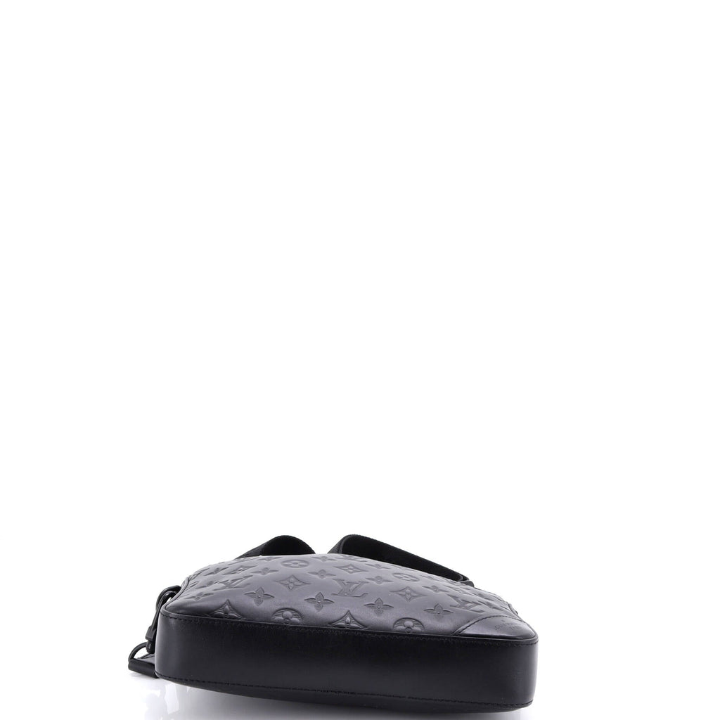 Duo Messenger Bag Monogram Shadow Leather