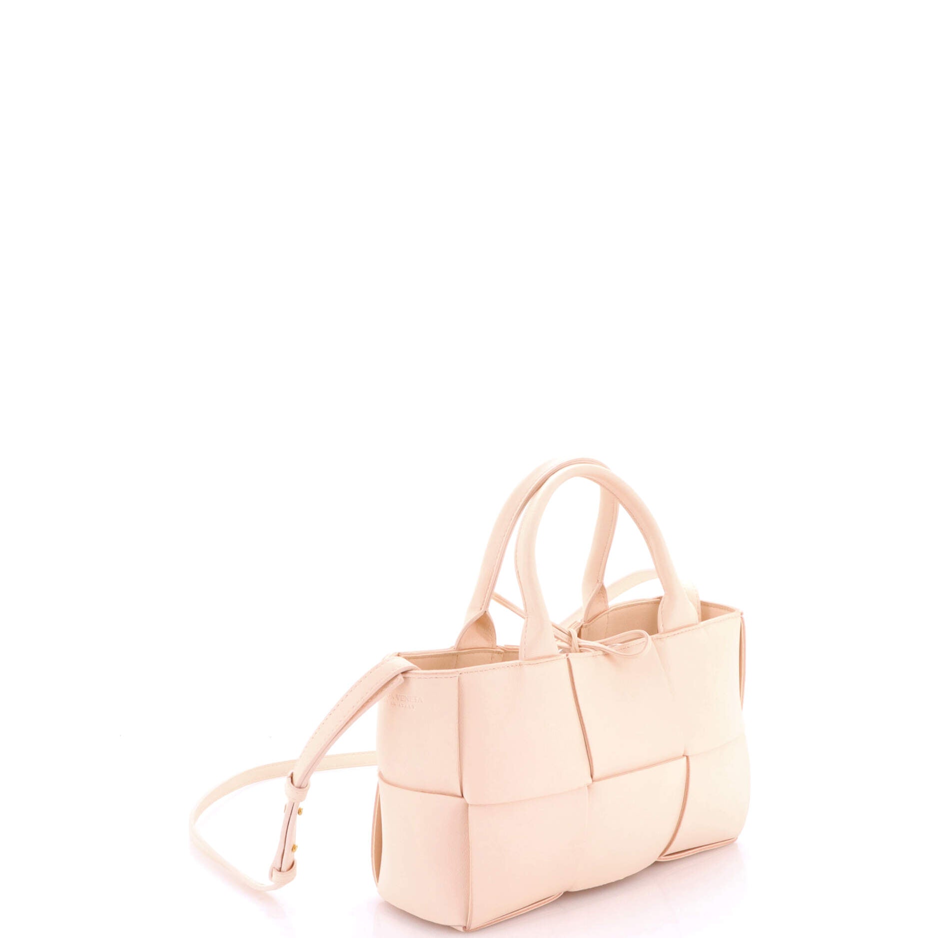 Arco Tote Maxi Intrecciato Leather Mini