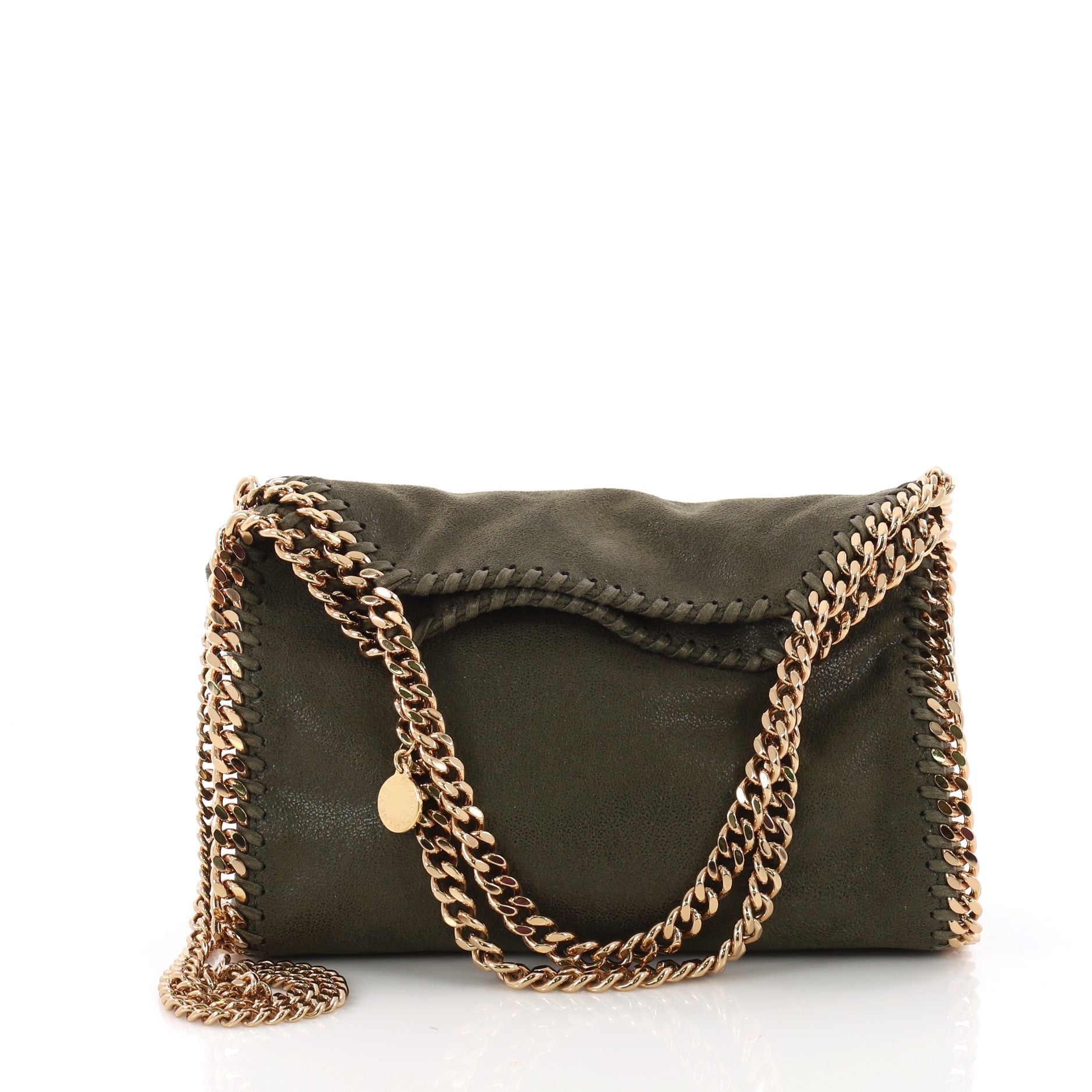 Falabella Fold Over Crossbody Bag Shaggy Deer Mini