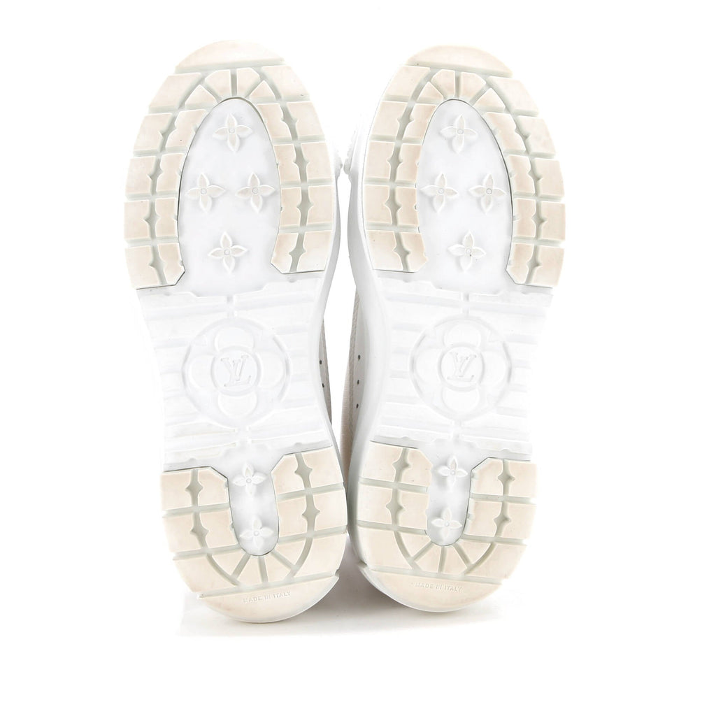 Women's LV Squad Sneaker Boots Canvas with Monogram Canvas