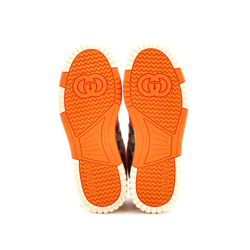 Re-Web Sneakers GG Canvas and Leather