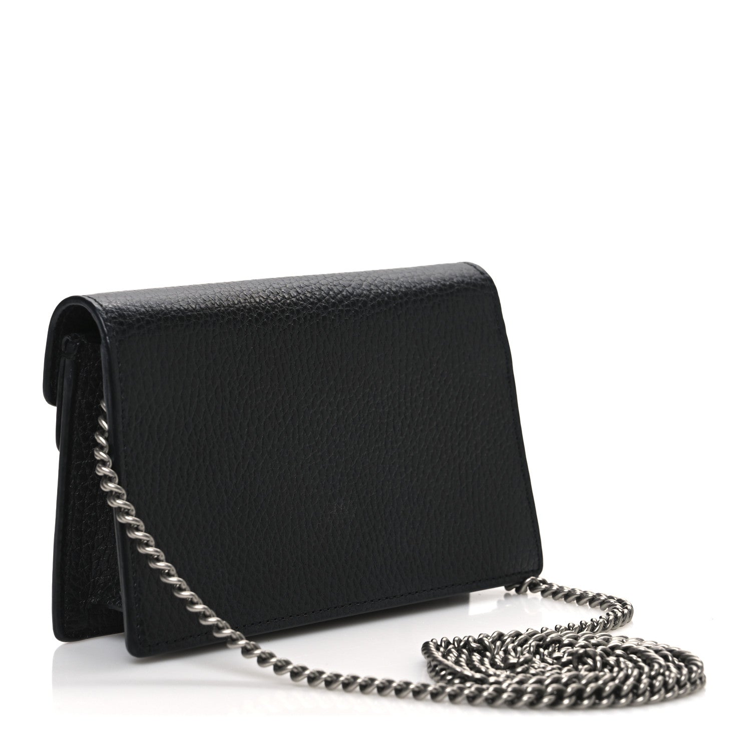 Calfskin Super Mini Dionysus Shoulder Bag Black