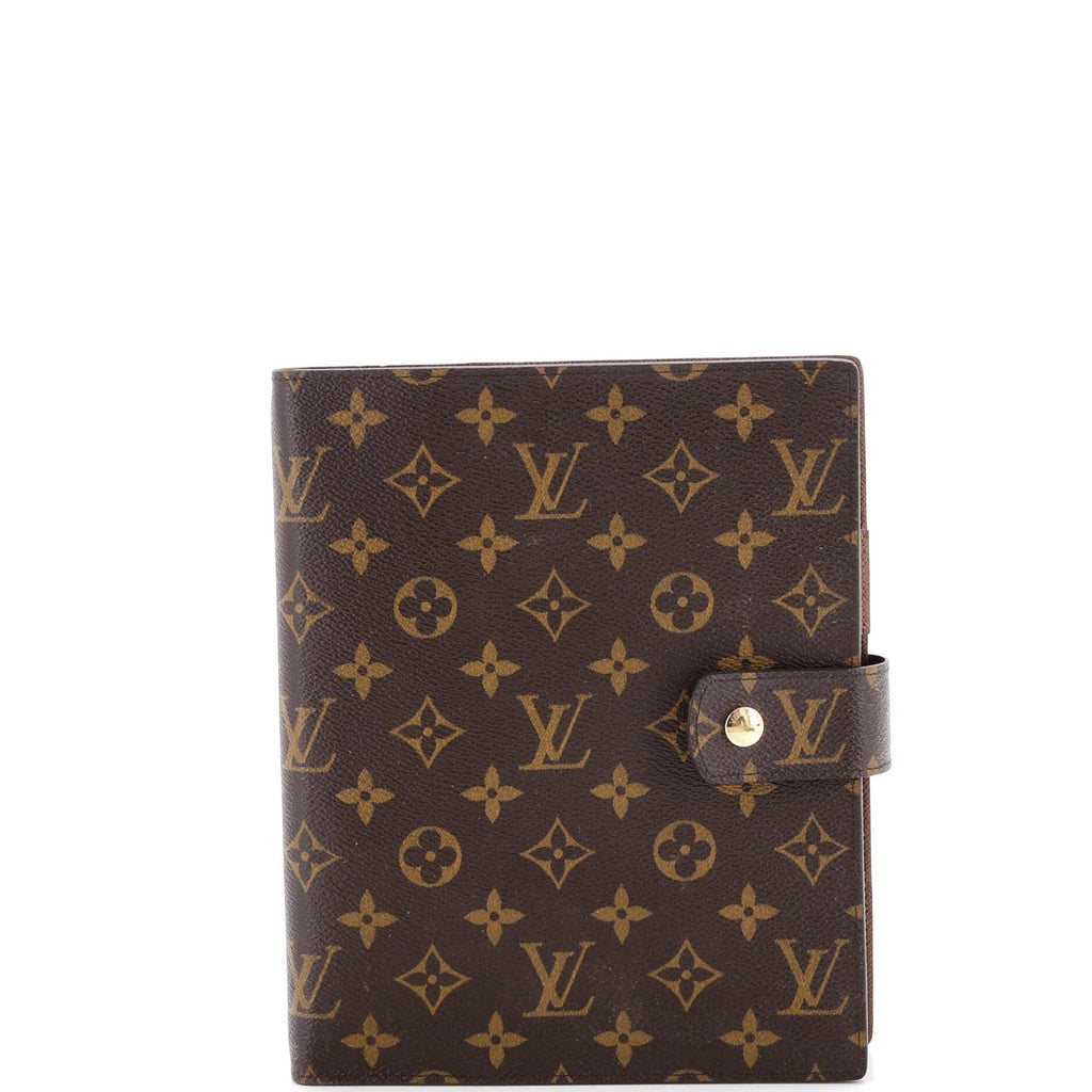 Ring Agenda Cover Monogram Canvas GM