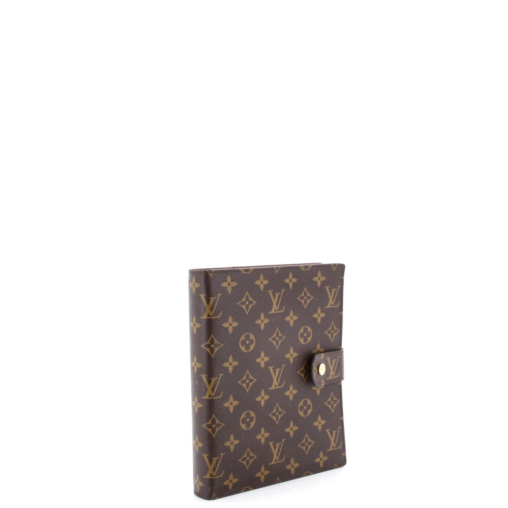 Ring Agenda Cover Monogram Canvas GM