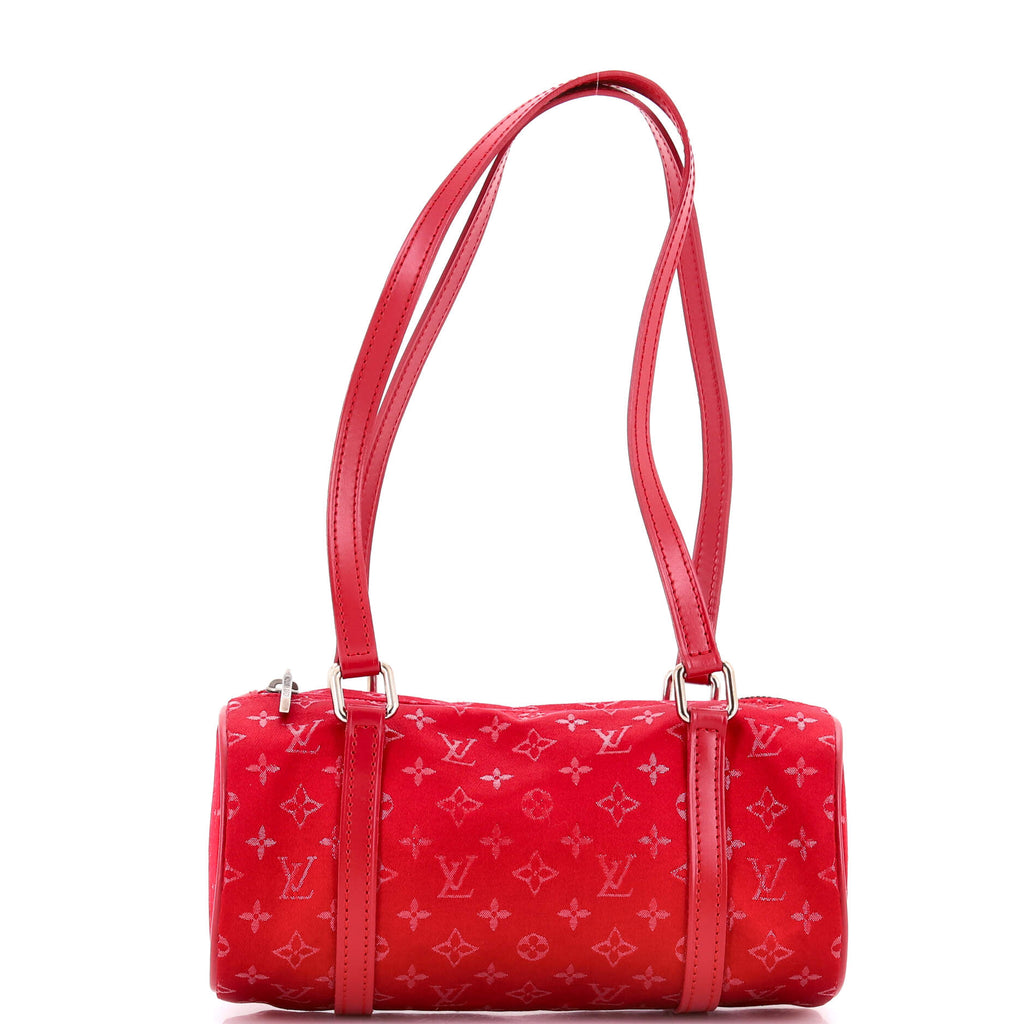 Papillon Handbag Monogram Satin Mini