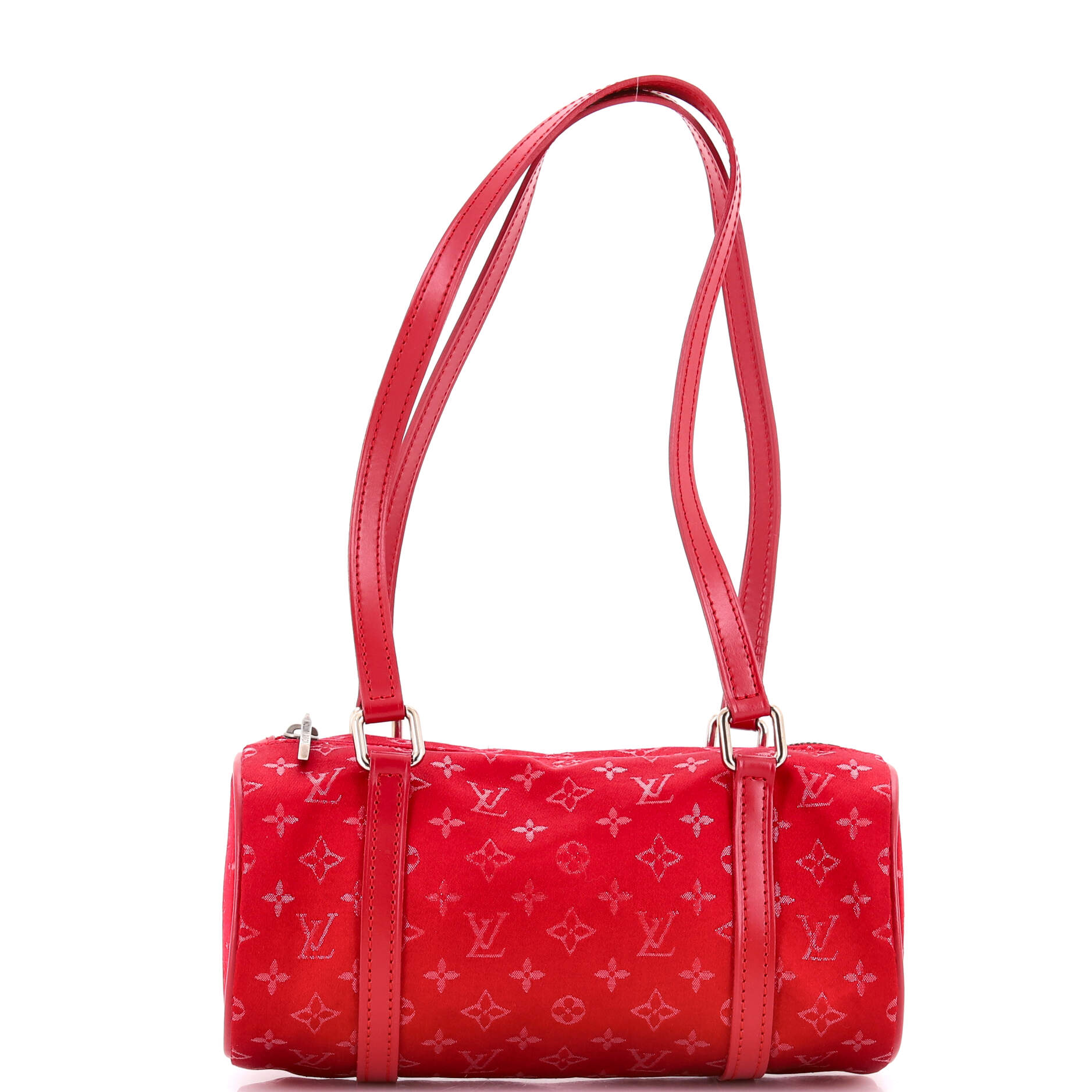 Papillon Handbag Monogram Satin Mini