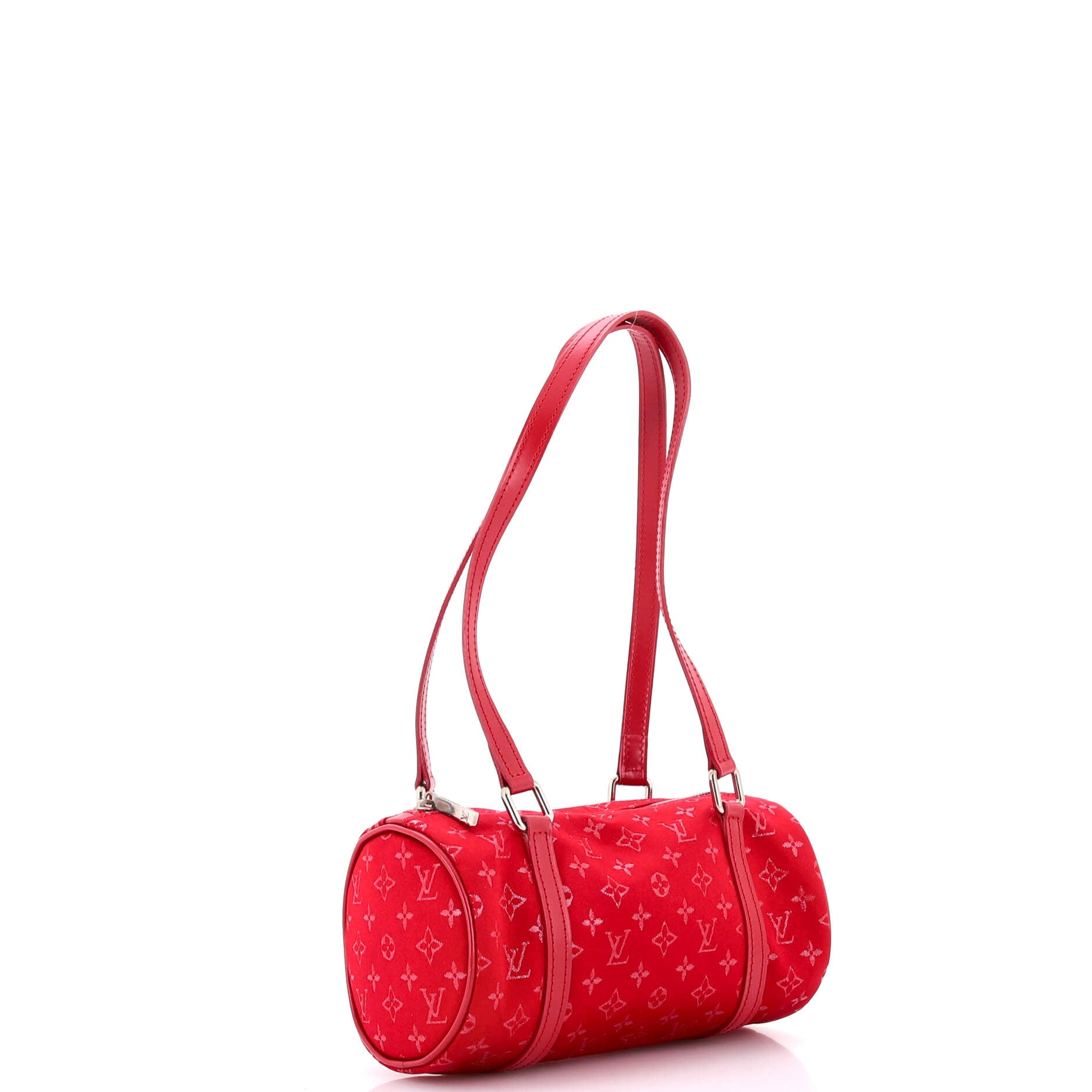 Papillon Handbag Monogram Satin Mini
