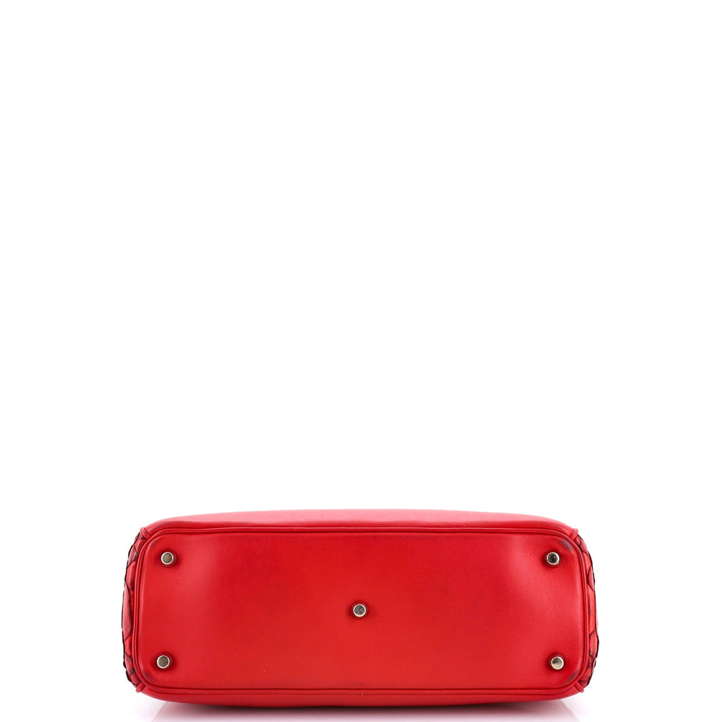 Diorissimo Tote Smooth Calfskin and Python Medium