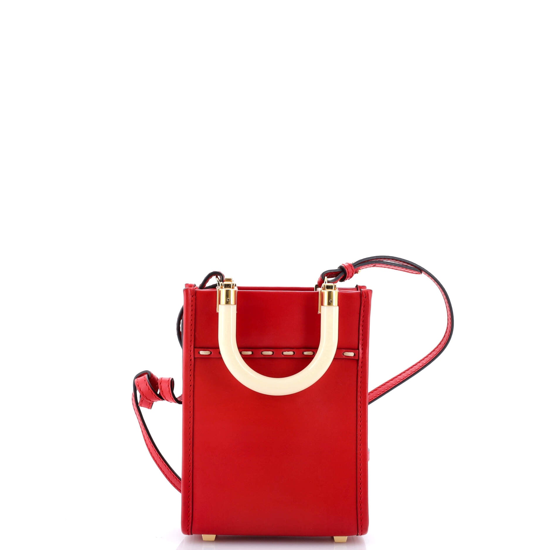Sunshine Shopper Tote Leather Mini