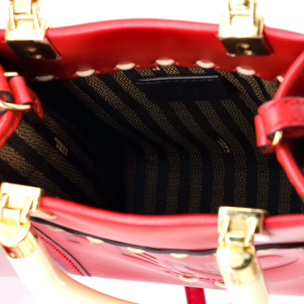 Sunshine Shopper Tote Leather Mini