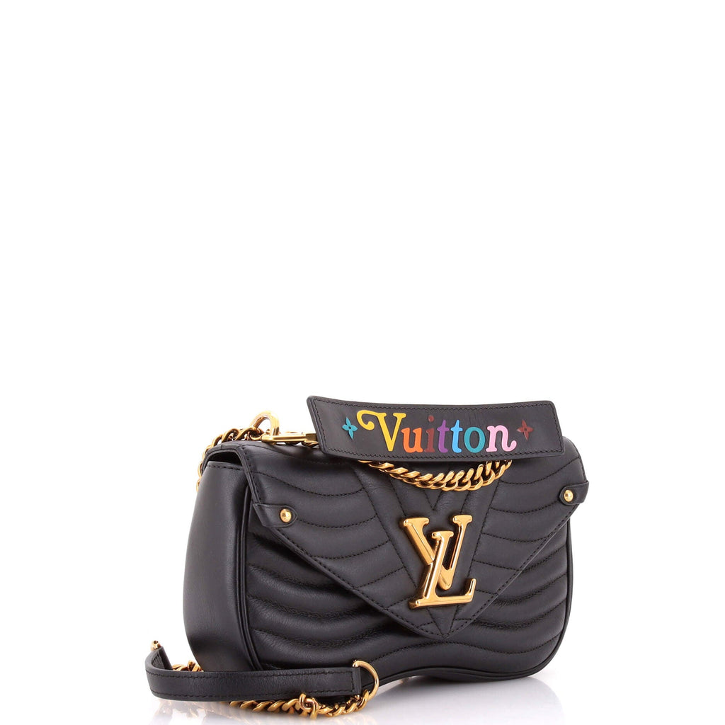 New Wave Chain Bag Quilted Leather MM