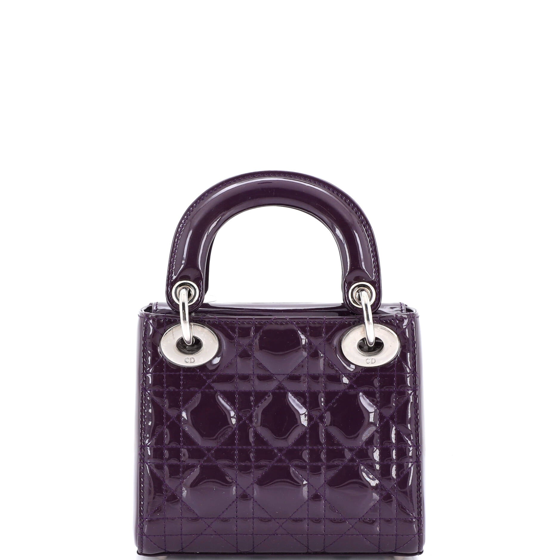 Lady Dior Bag Cannage Quilt Patent Mini